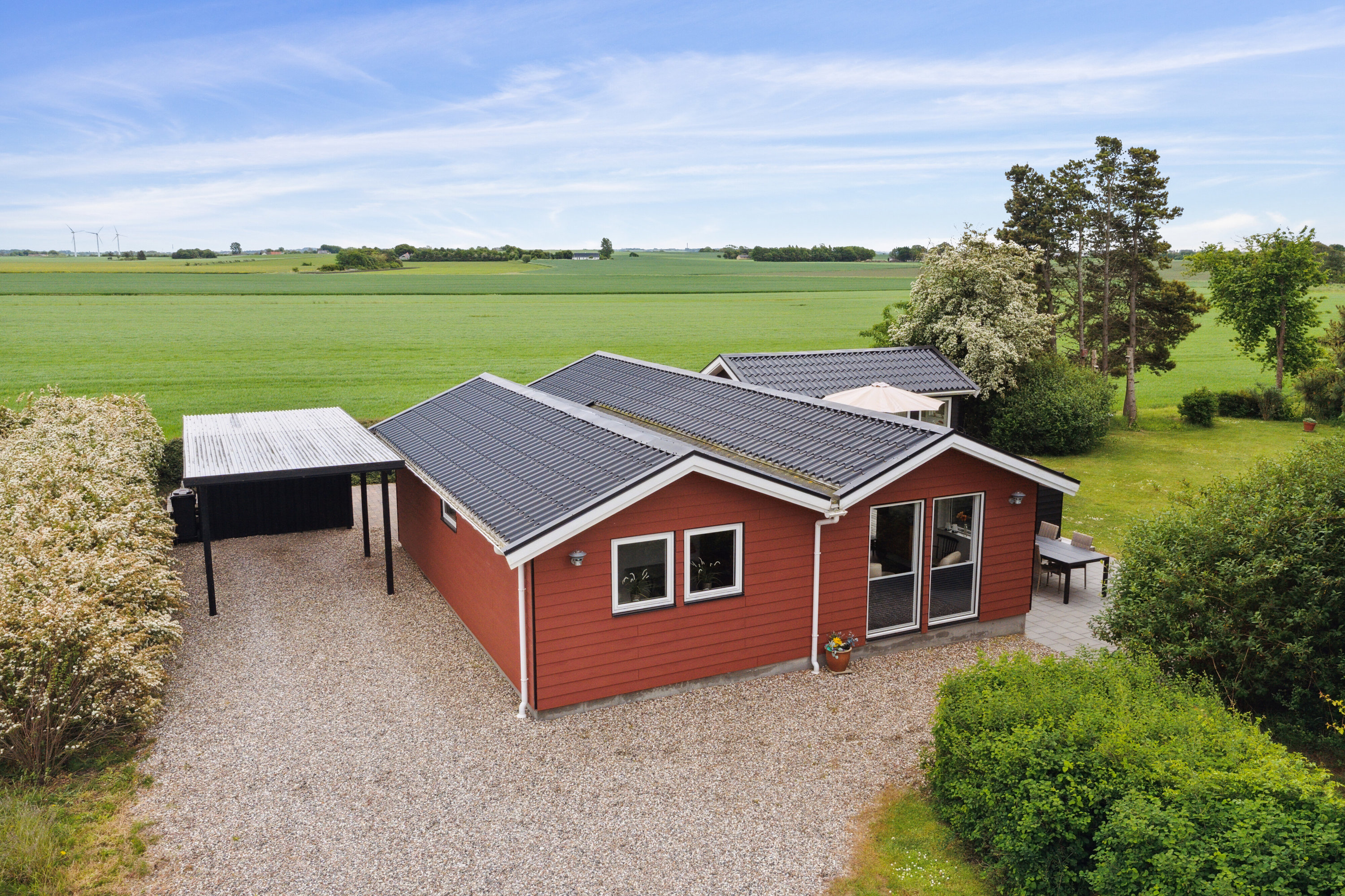 Fremhævet set fra vejen billede i fuldskærmstilstand. Billede af Spættevej 37, St Kongsmark, 4200 Slagelse