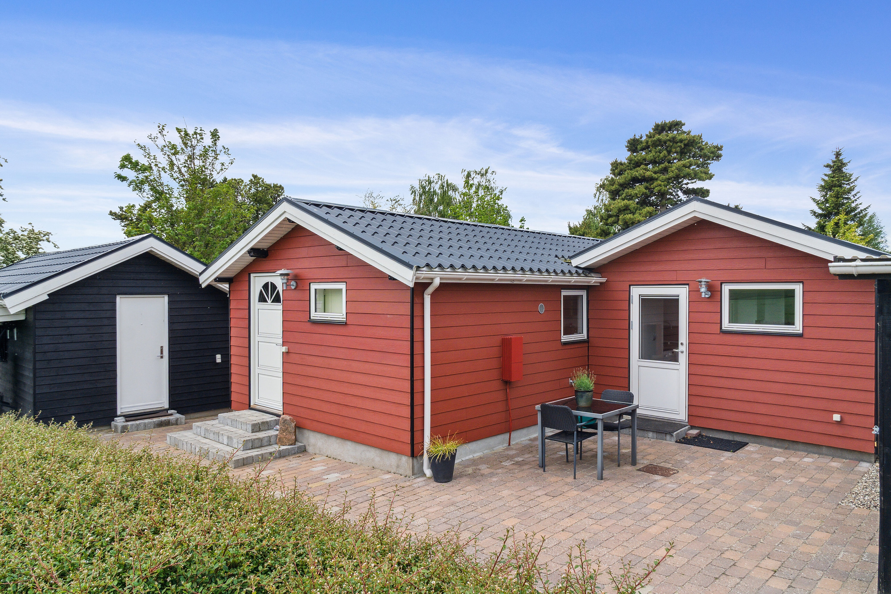 Fremhævet set fra haven billede i fuldskærmstilstand. Billede af Spættevej 37, St Kongsmark, 4200 Slagelse