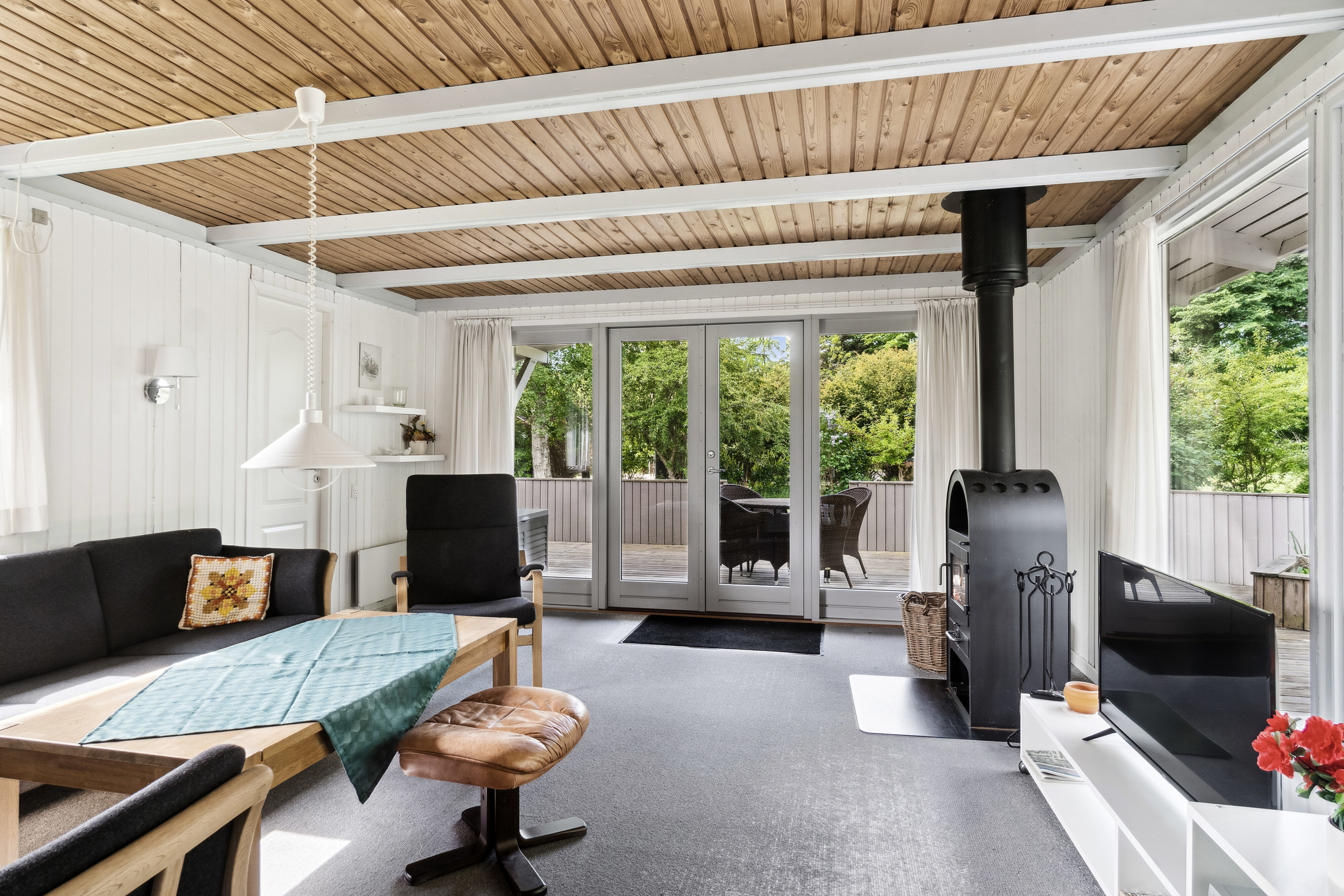 Fremhævet stue billede i fuldskærmstilstand. Billede af Østergårdsvej 17, Klint, 4500 Nykøbing Sj