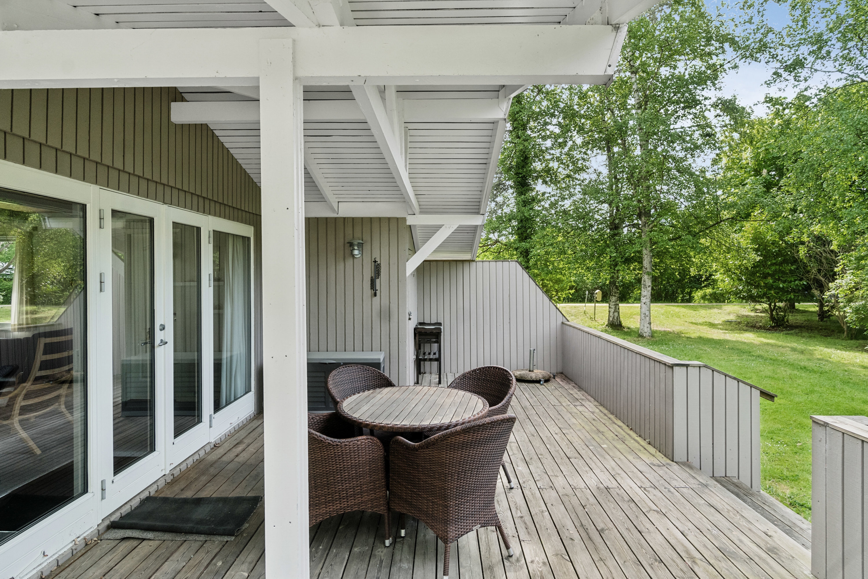 Fremhævet overdækket terrasse billede i fuldskærmstilstand. Billede af Østergårdsvej 17, Klint, 4500 Nykøbing Sj