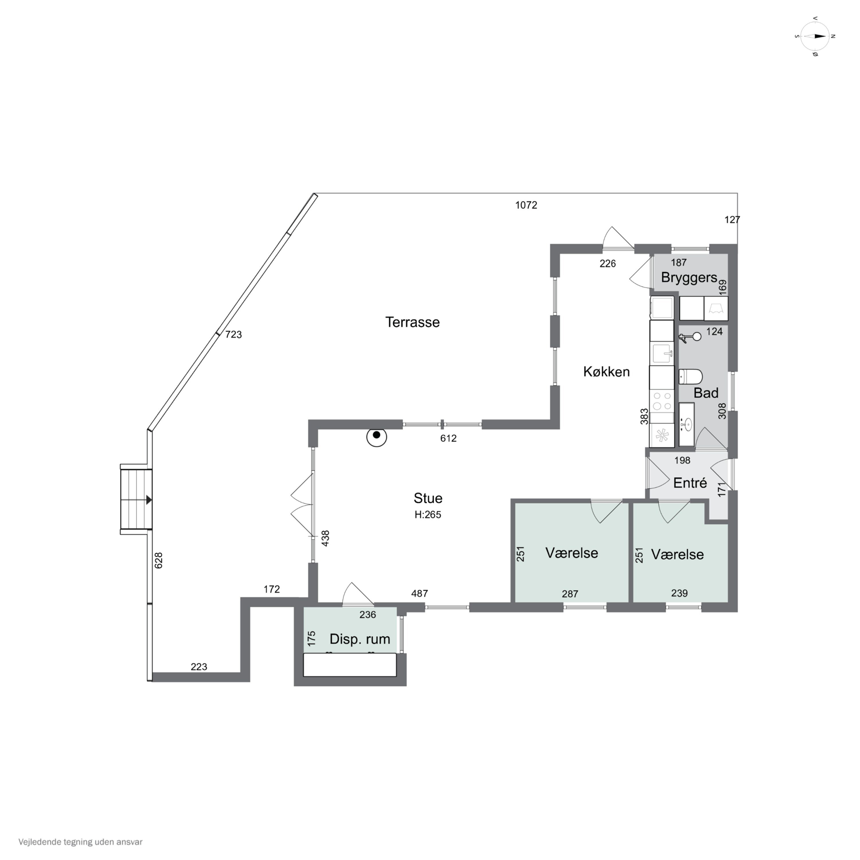 Plantegninger billede af Østergårdsvej 17, Klint, 4500 Nykøbing Sj