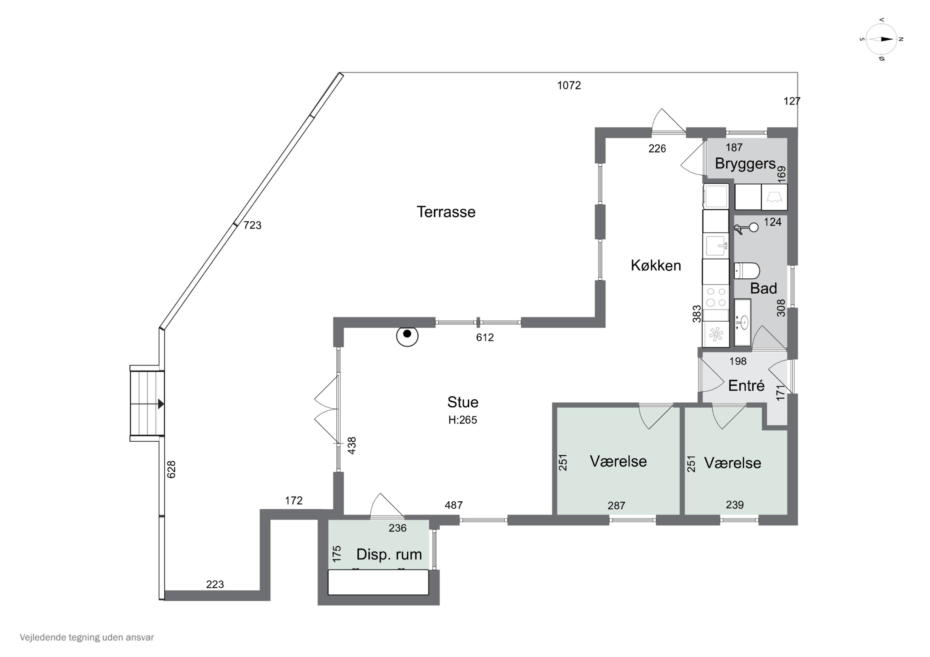 Plantegninger billede af Østergårdsvej 17, Klint, 4500 Nykøbing Sj