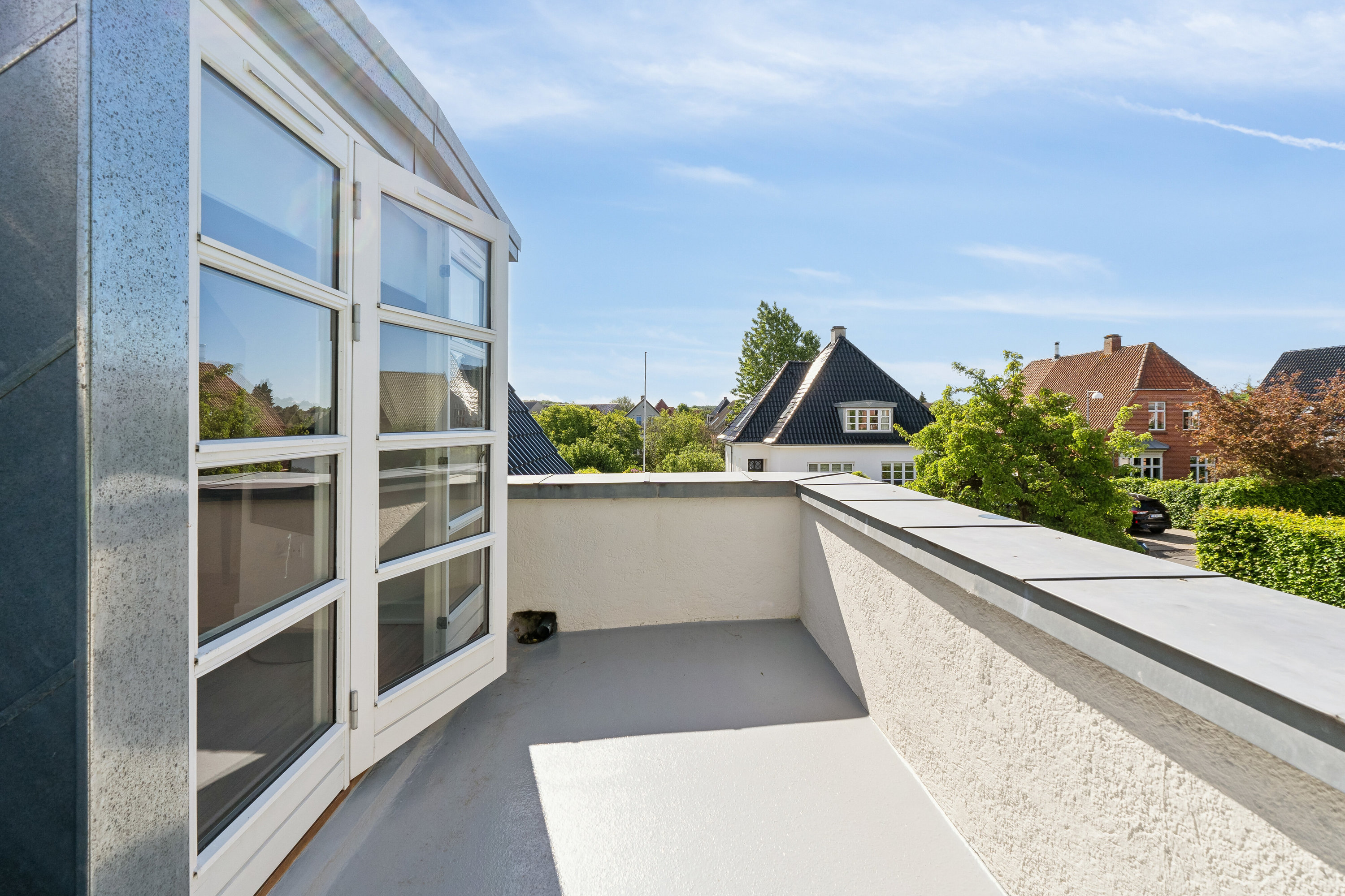 Fremhævet altan billede i fuldskærmstilstand. Billede af Sorgenfri Allé 1, Dalum, 5250 Odense SV