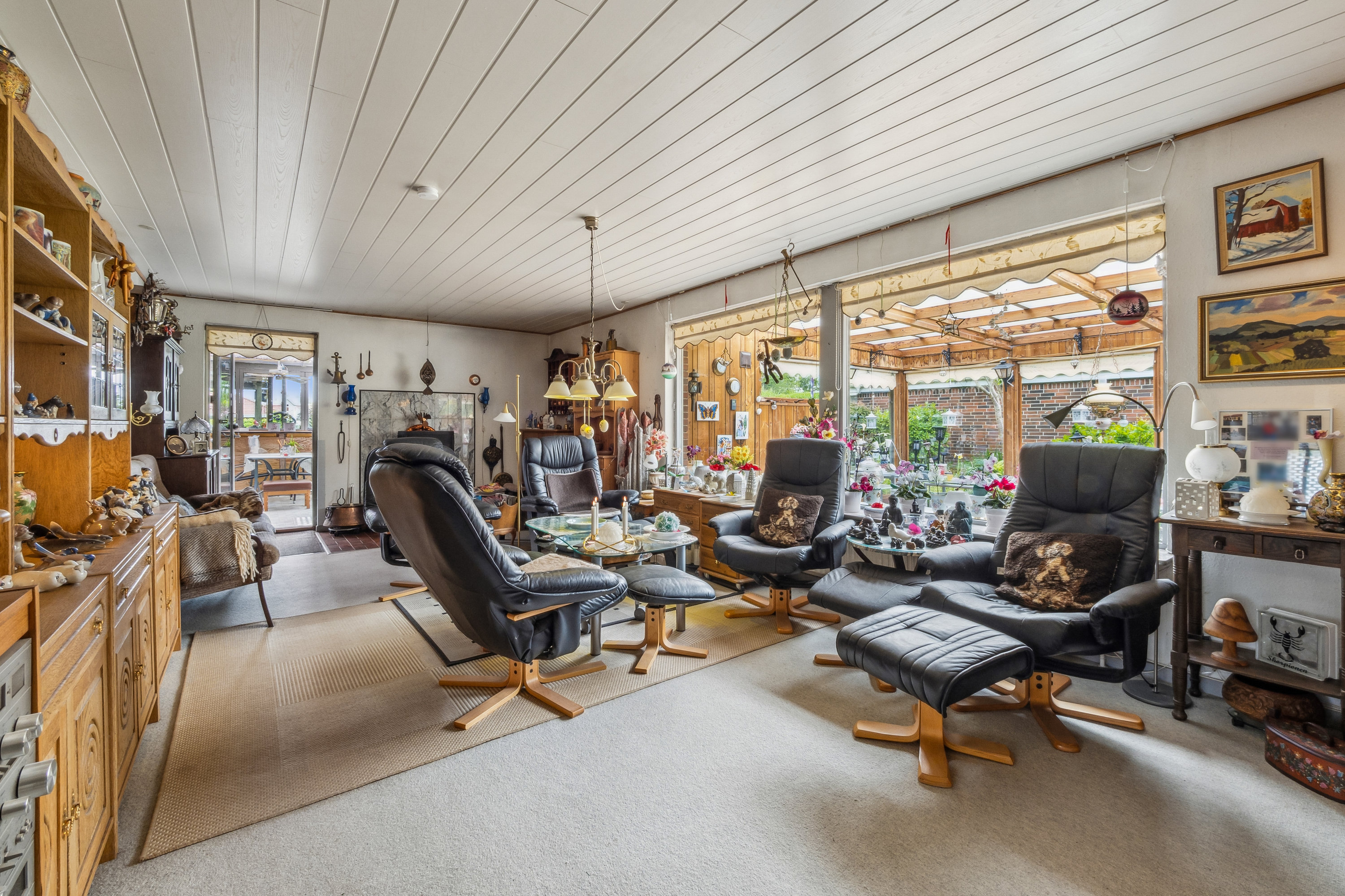 Fremhævet stue billede i fuldskærmstilstand. Billede af Villaparken 6, Balling, 7860 Spøttrup