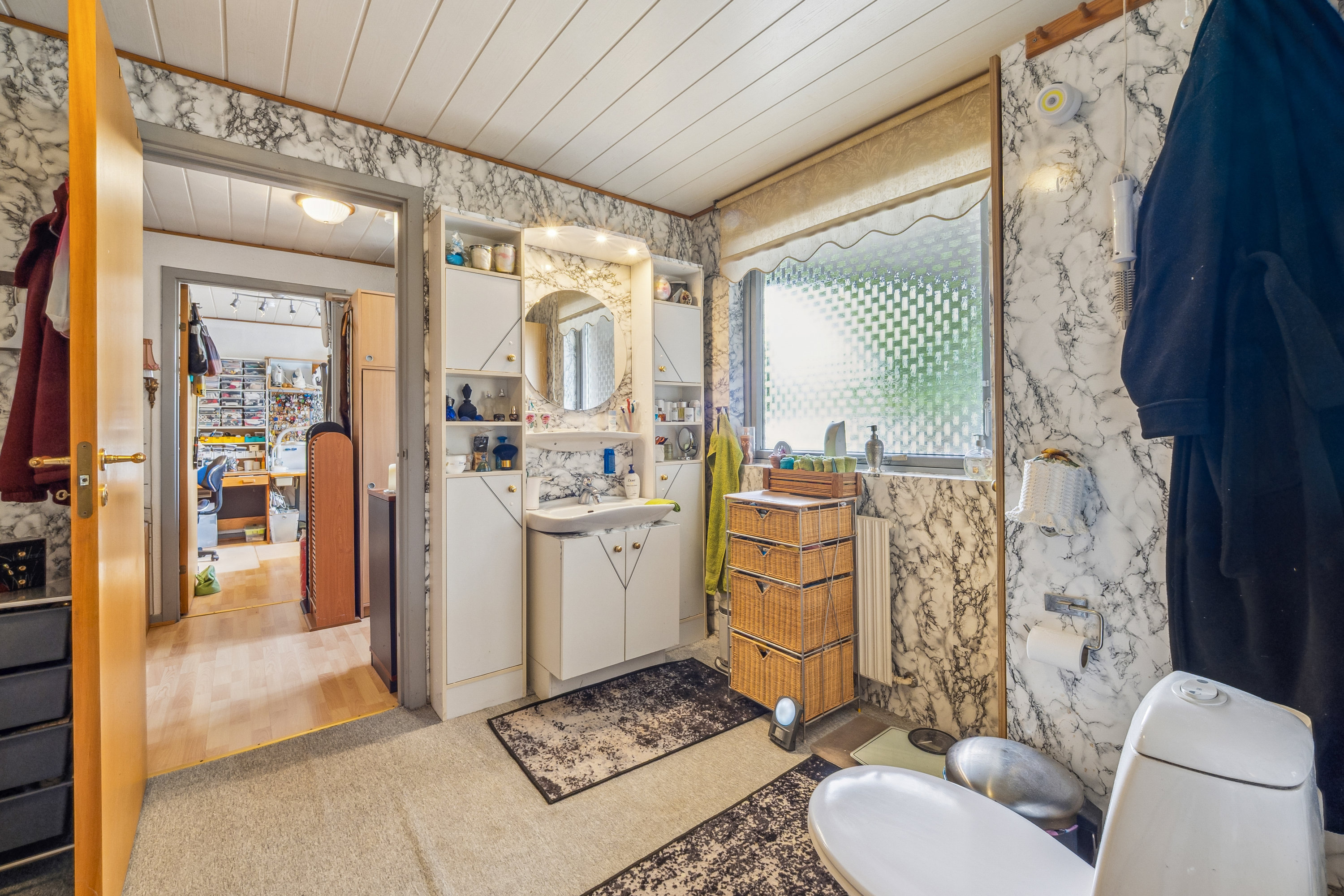 Fremhævet badeværelse billede i fuldskærmstilstand. Billede af Villaparken 6, Balling, 7860 Spøttrup