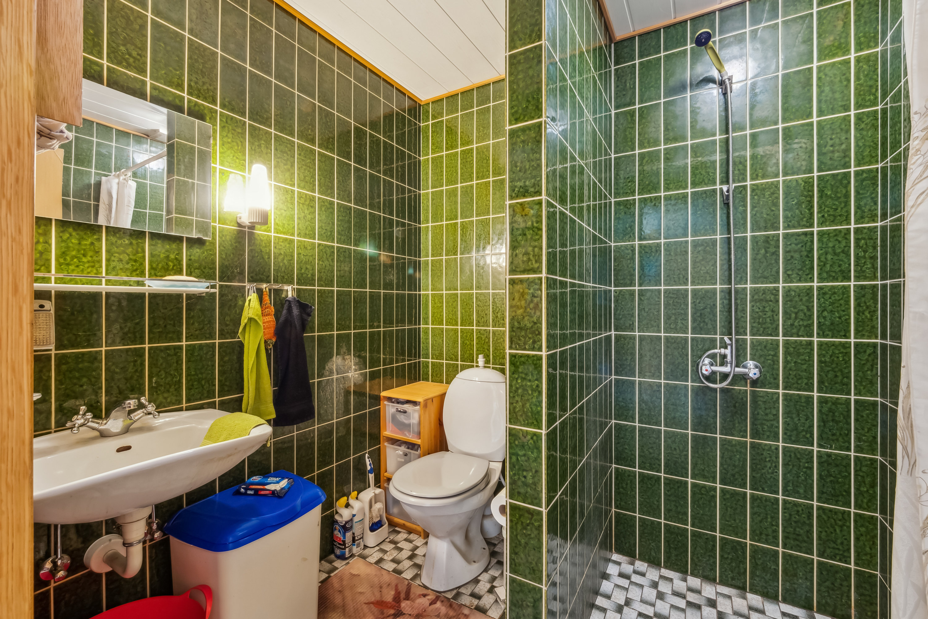 Fremhævet badeværelse billede i fuldskærmstilstand. Billede af Villaparken 6, Balling, 7860 Spøttrup