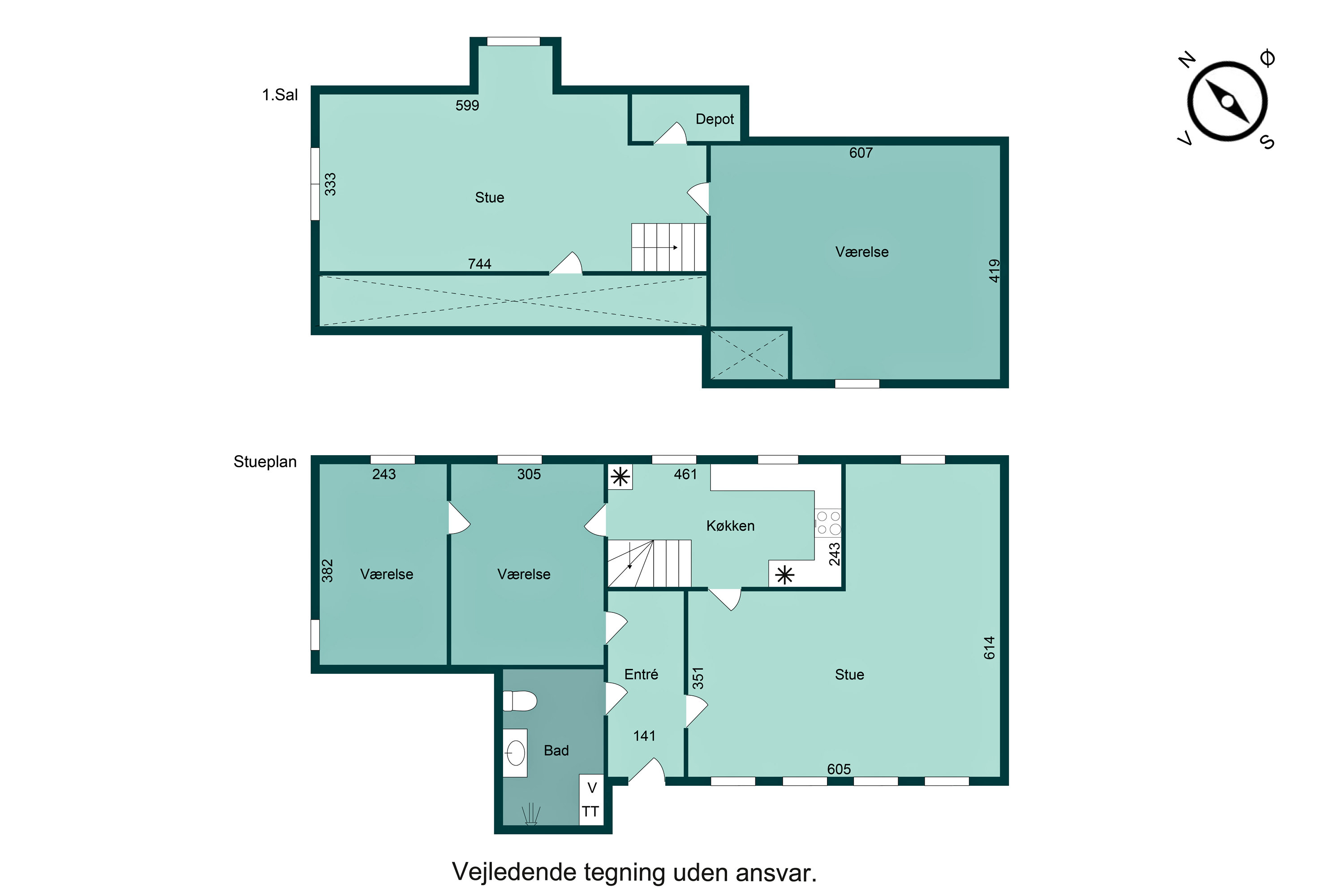 Plantegninger billede af Sattrupvej 13, Sattrup, 8752 Østbirk