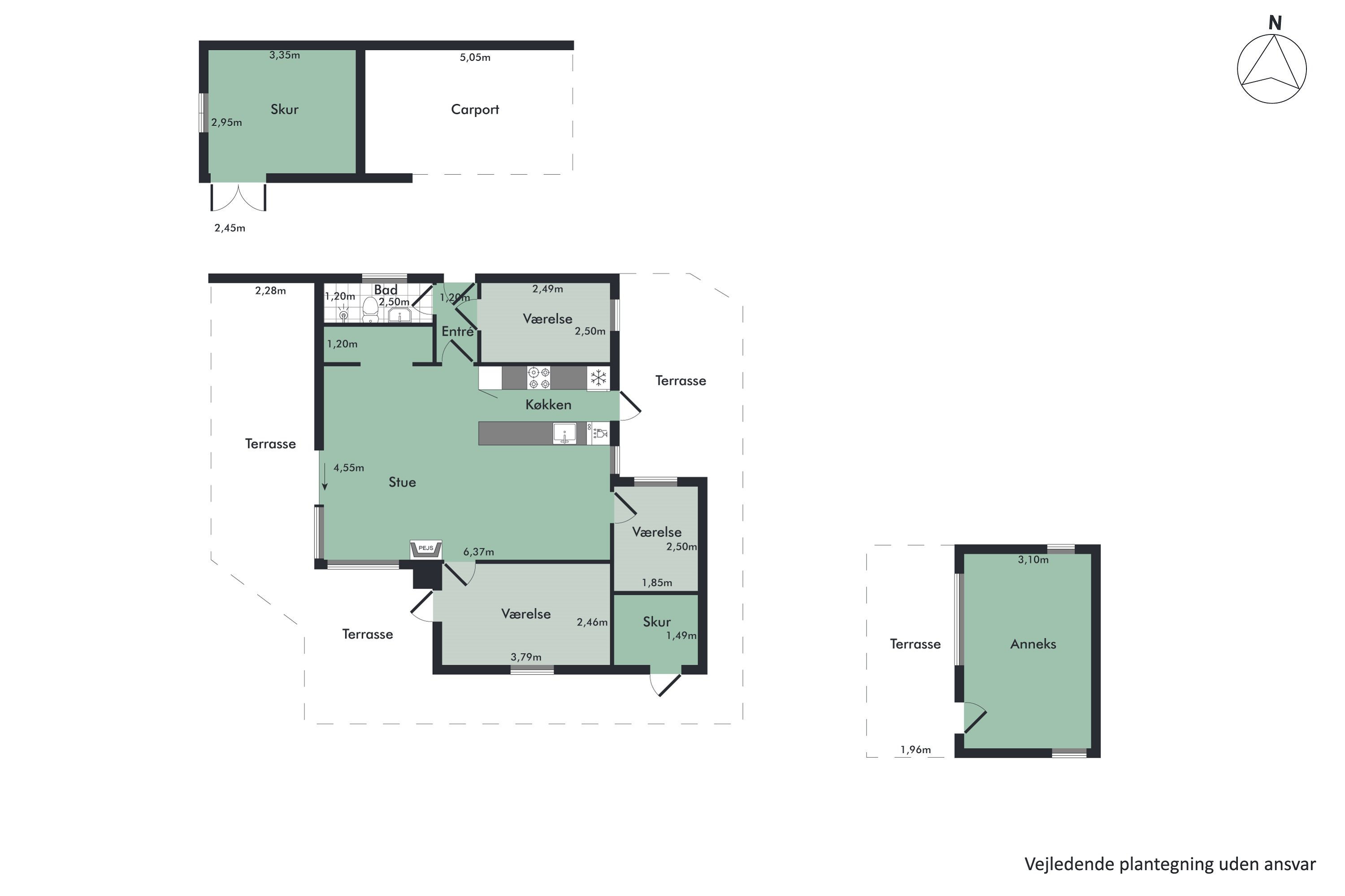 Plantegninger billede af Ildervej 9, Hostrup, 7860 Spøttrup