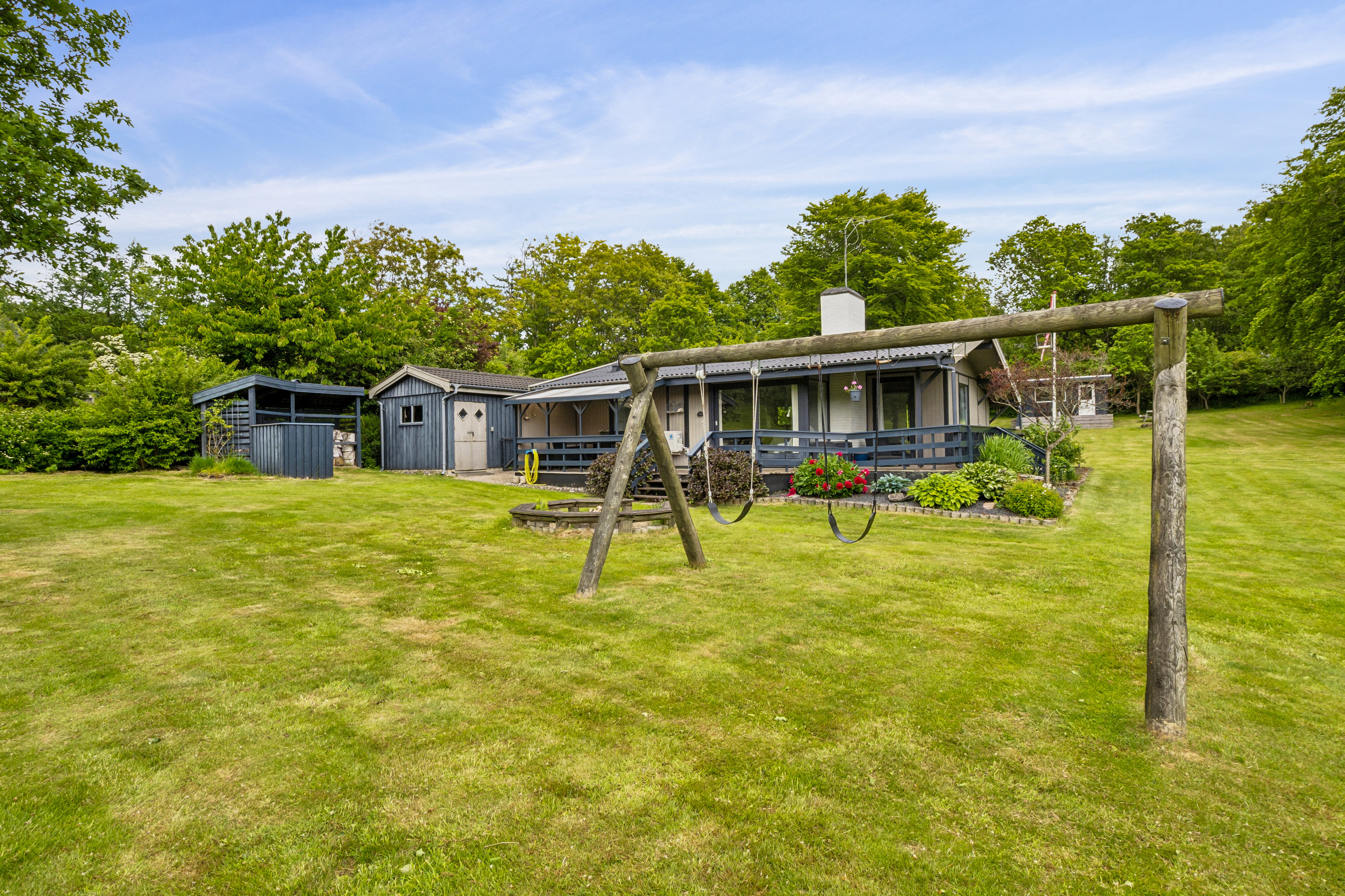 Fremhævet have billede i fuldskærmstilstand. Billede af Ildervej 9, Hostrup, 7860 Spøttrup