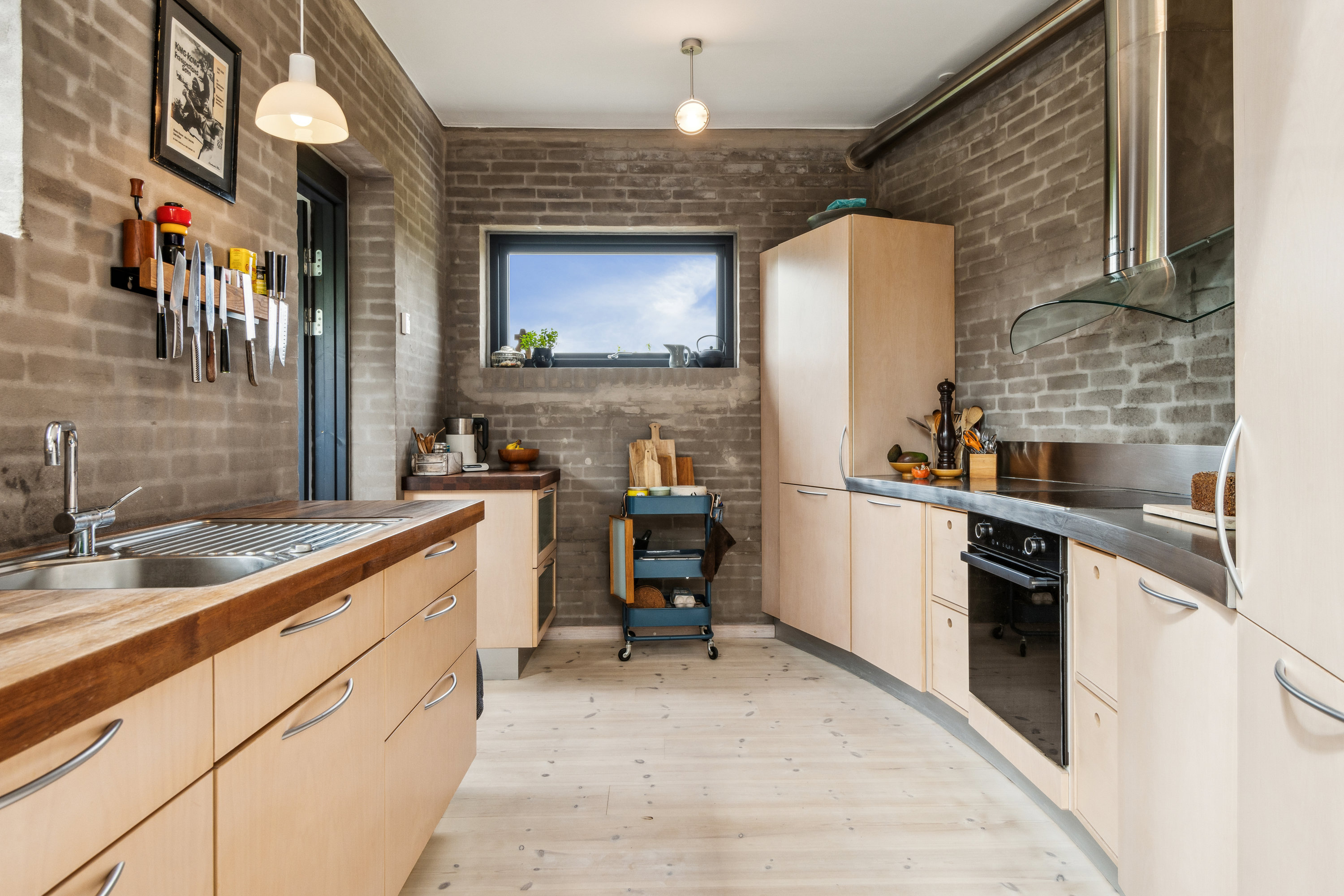 Fremhævet køkken billede i fuldskærmstilstand. Billede af Stentoften 72, Rebild, 9520 Skørping