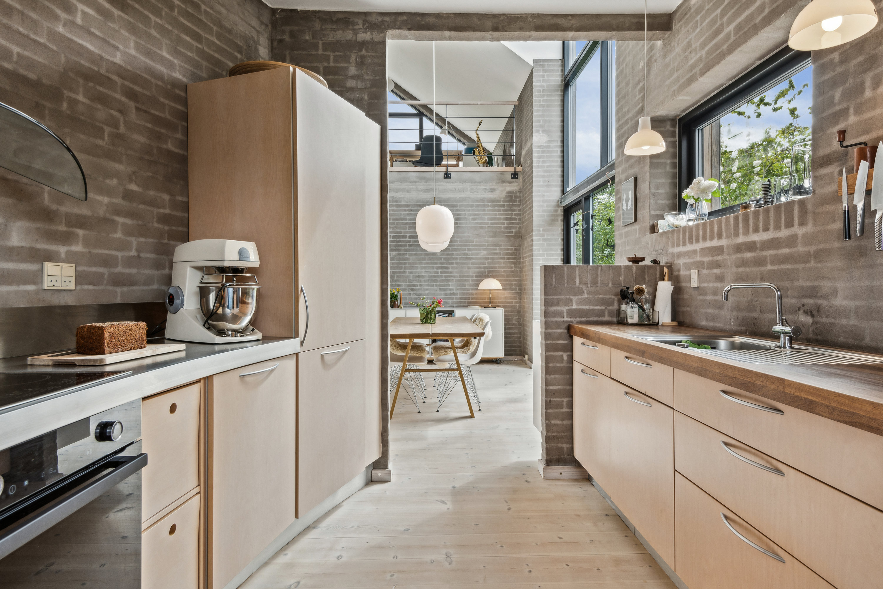 Fremhævet køkken billede i fuldskærmstilstand. Billede af Stentoften 72, Rebild, 9520 Skørping