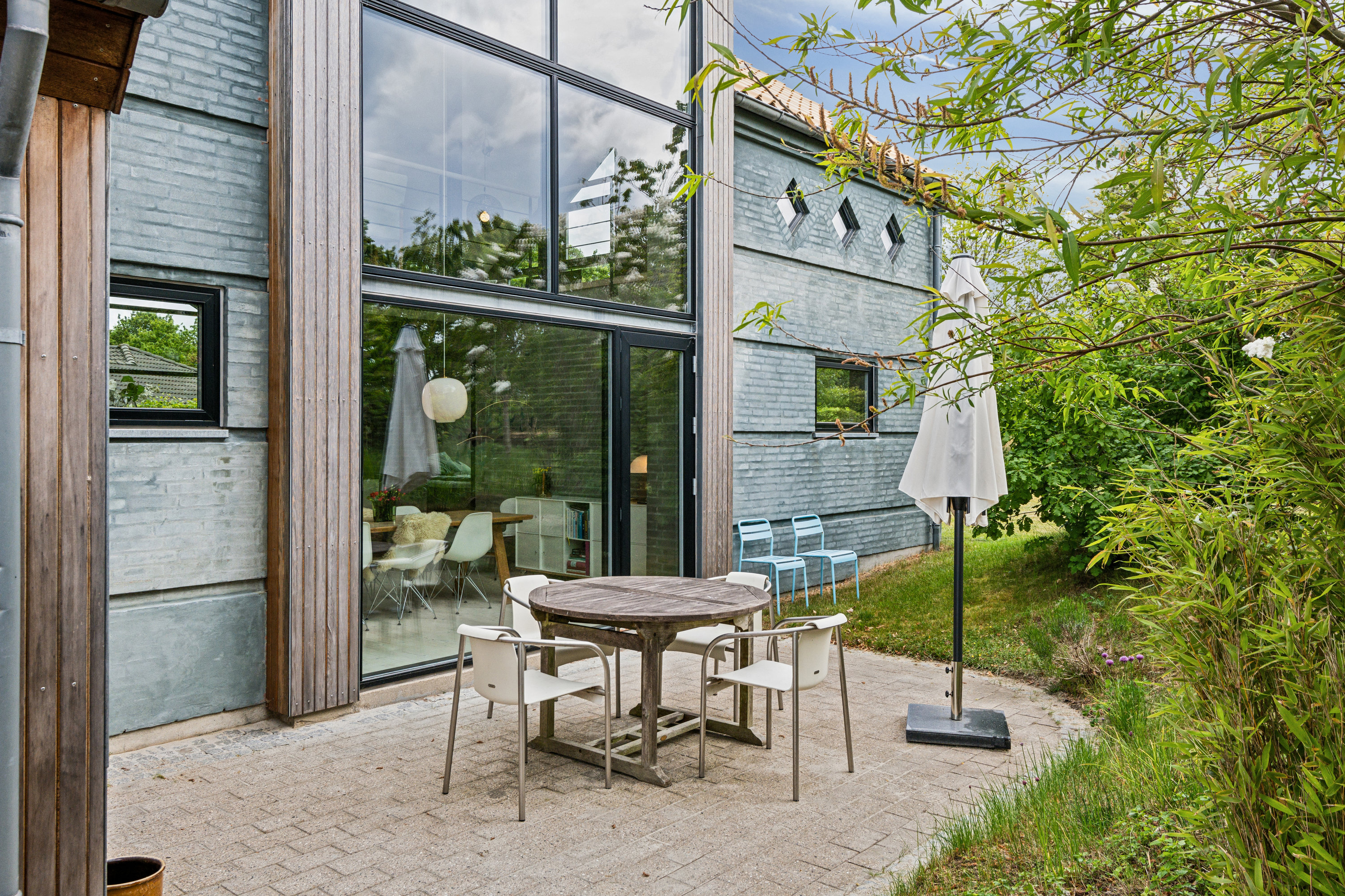 Fremhævet terrasse billede i fuldskærmstilstand. Billede af Stentoften 72, Rebild, 9520 Skørping