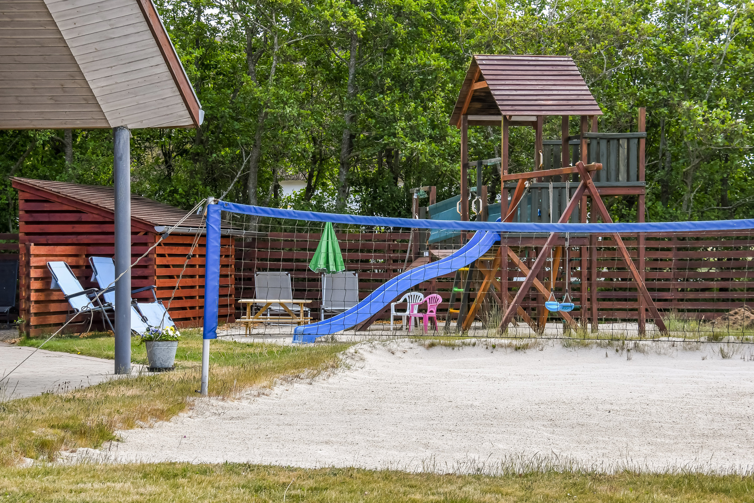 Fremhævet terrasse billede i fuldskærmstilstand. Billede af Hulvej 2, Ejsingholm, 7830 Vinderup