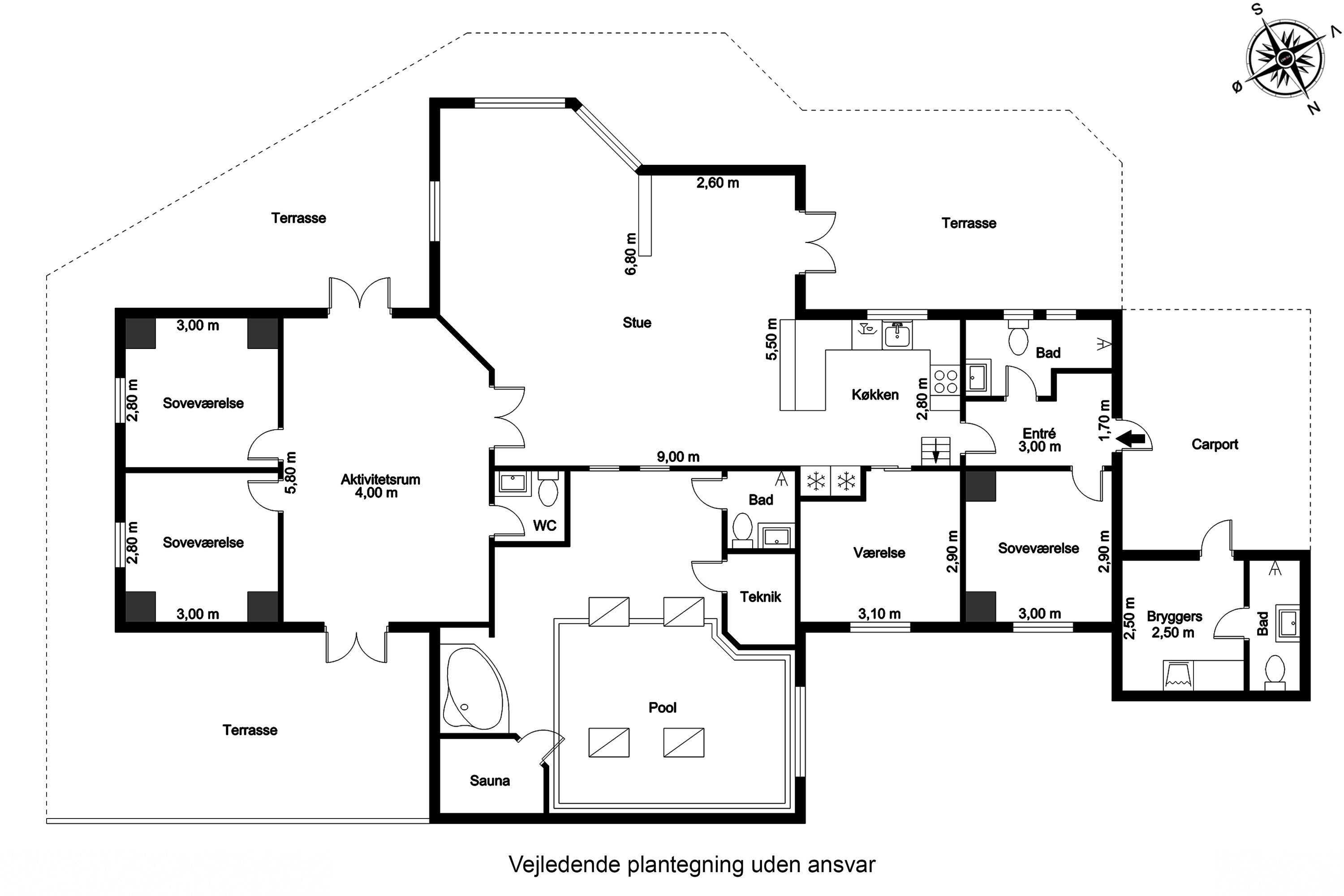 Plantegninger billede af Hulvej 2, Ejsingholm, 7830 Vinderup