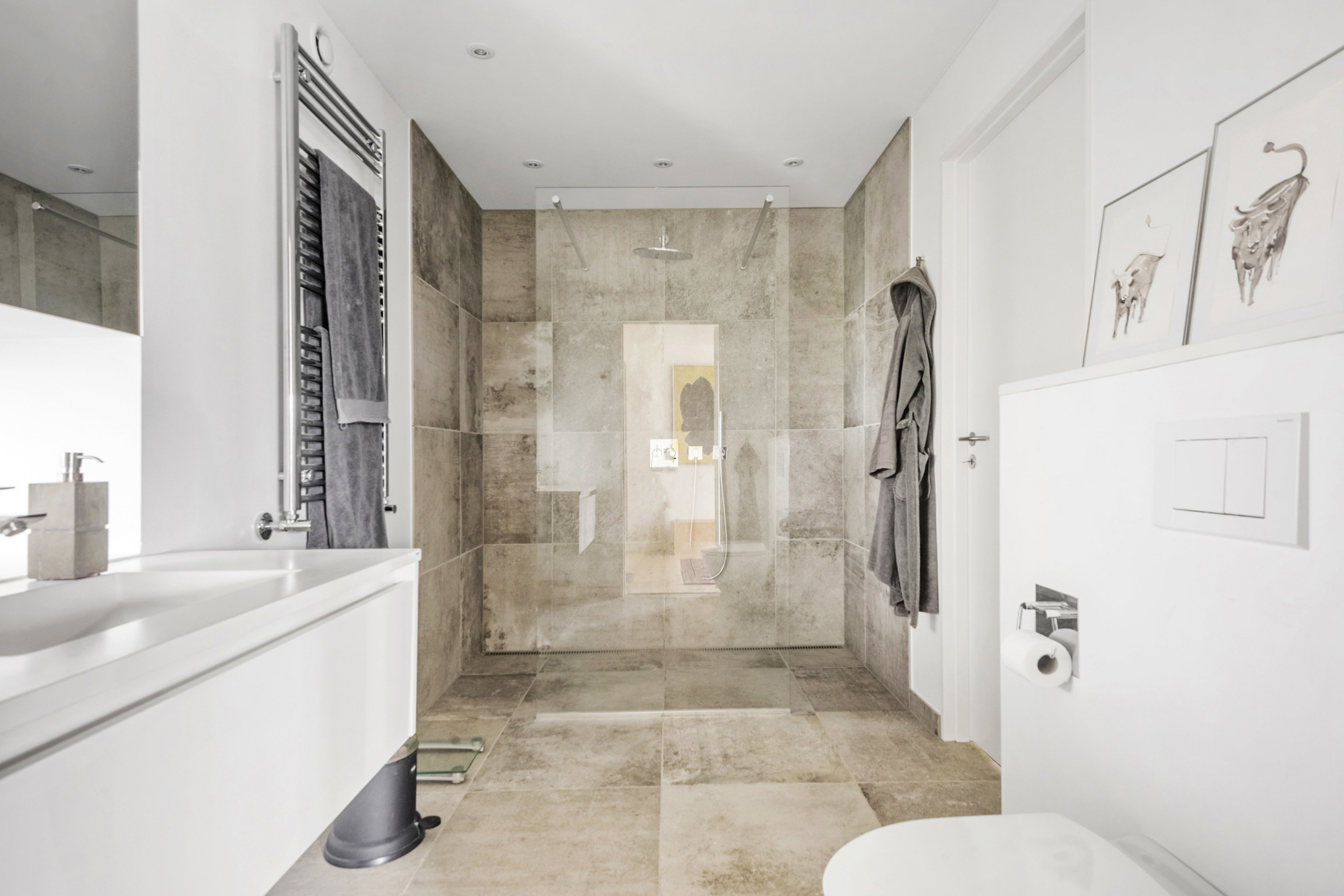 Fremhævet badeværelse billede i fuldskærmstilstand. Billede af Overskov 30, 8300 Odder