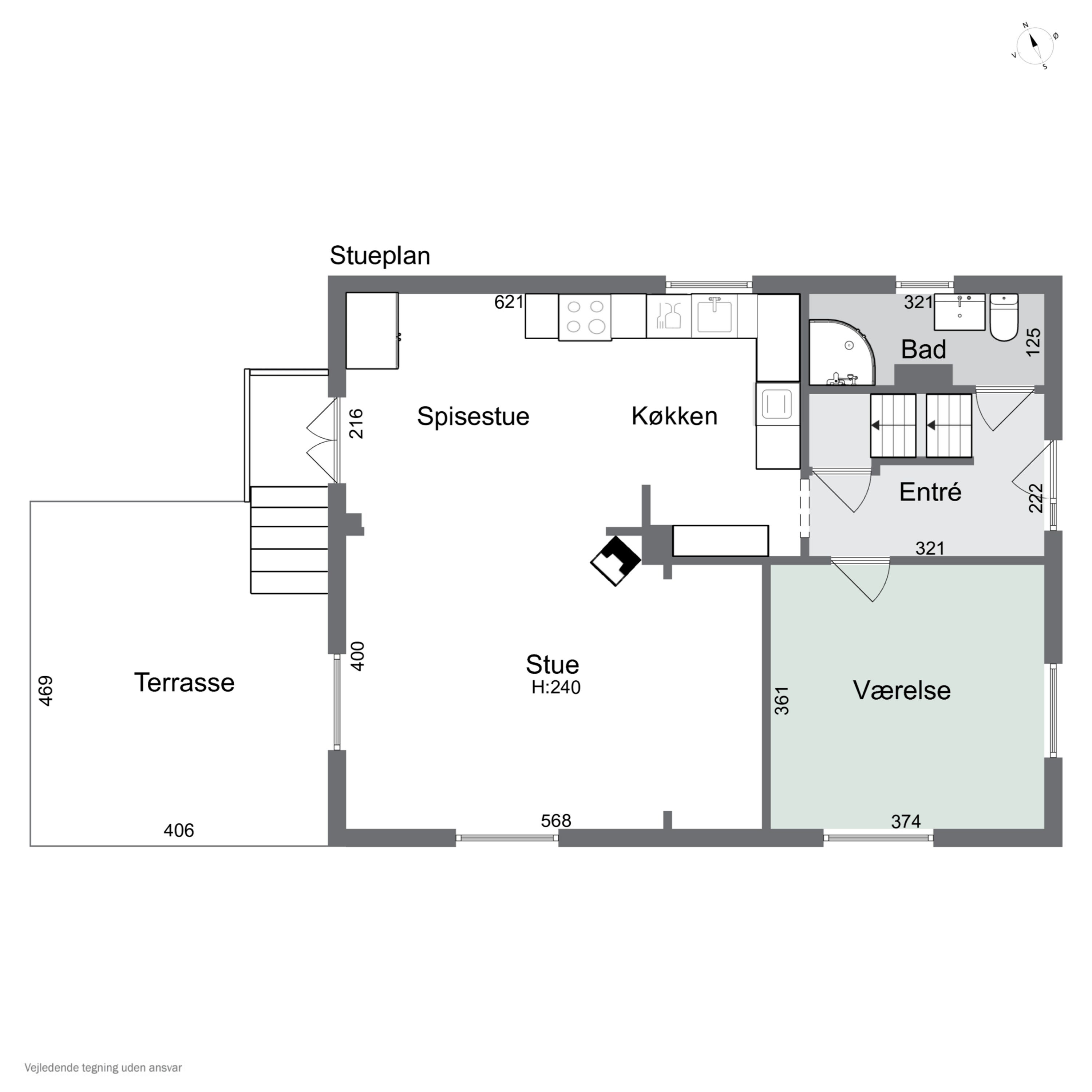 Plantegninger billede af Mølmarksvej 178, 5700 Svendborg