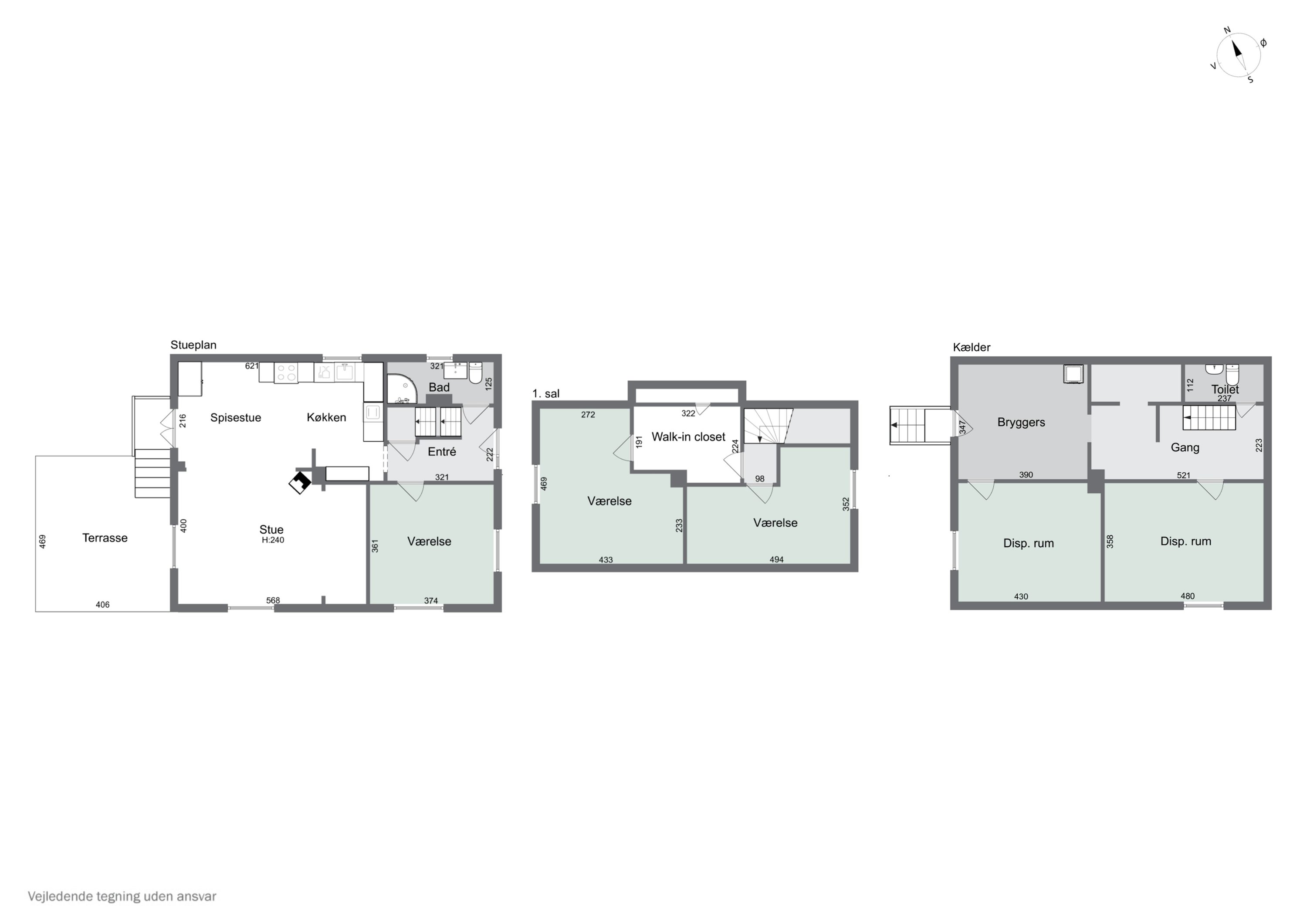 Plantegninger billede af Mølmarksvej 178, 5700 Svendborg