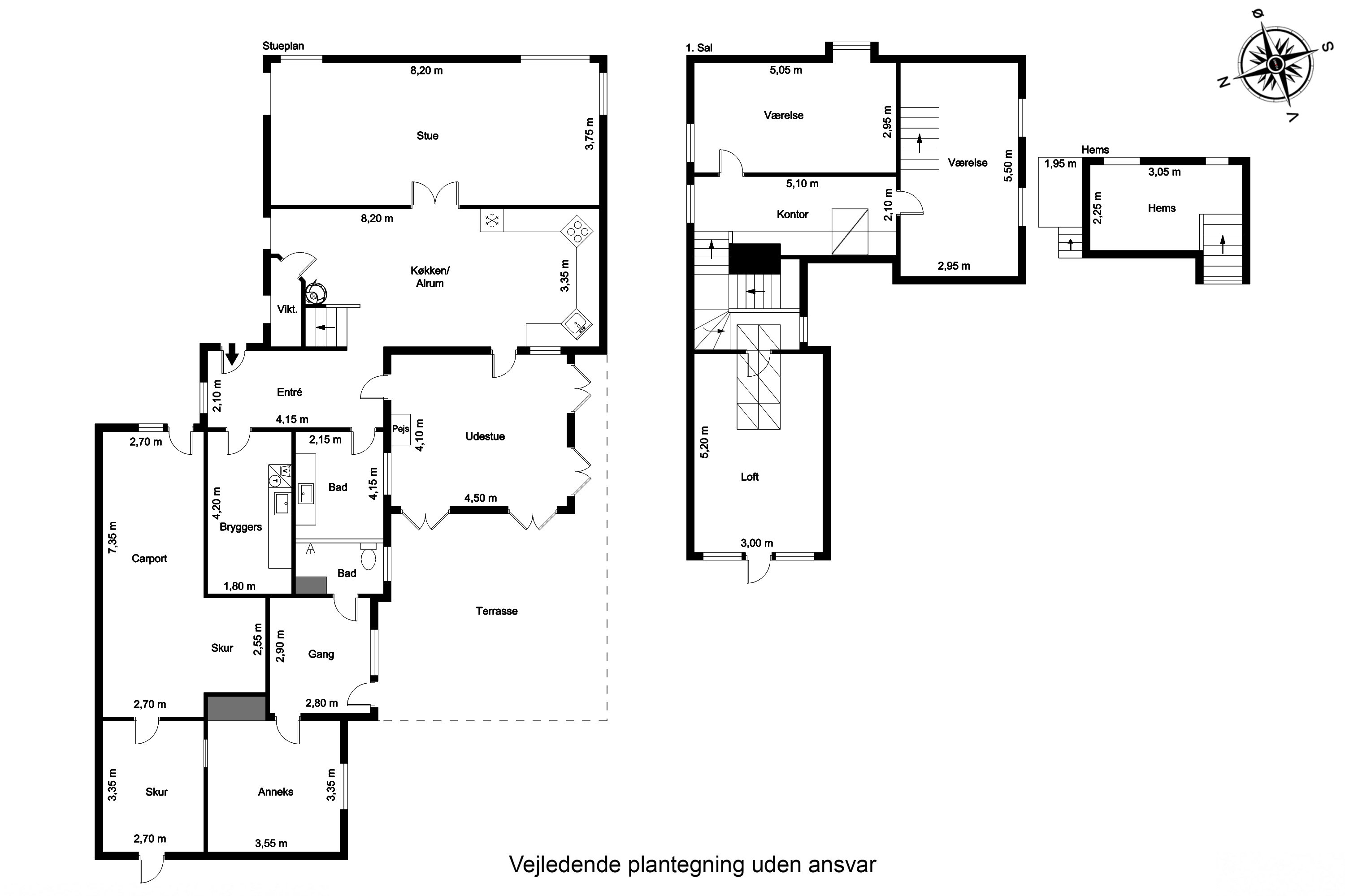 Plantegninger billede af Teglgaardsvej 8, 7200 Grindsted