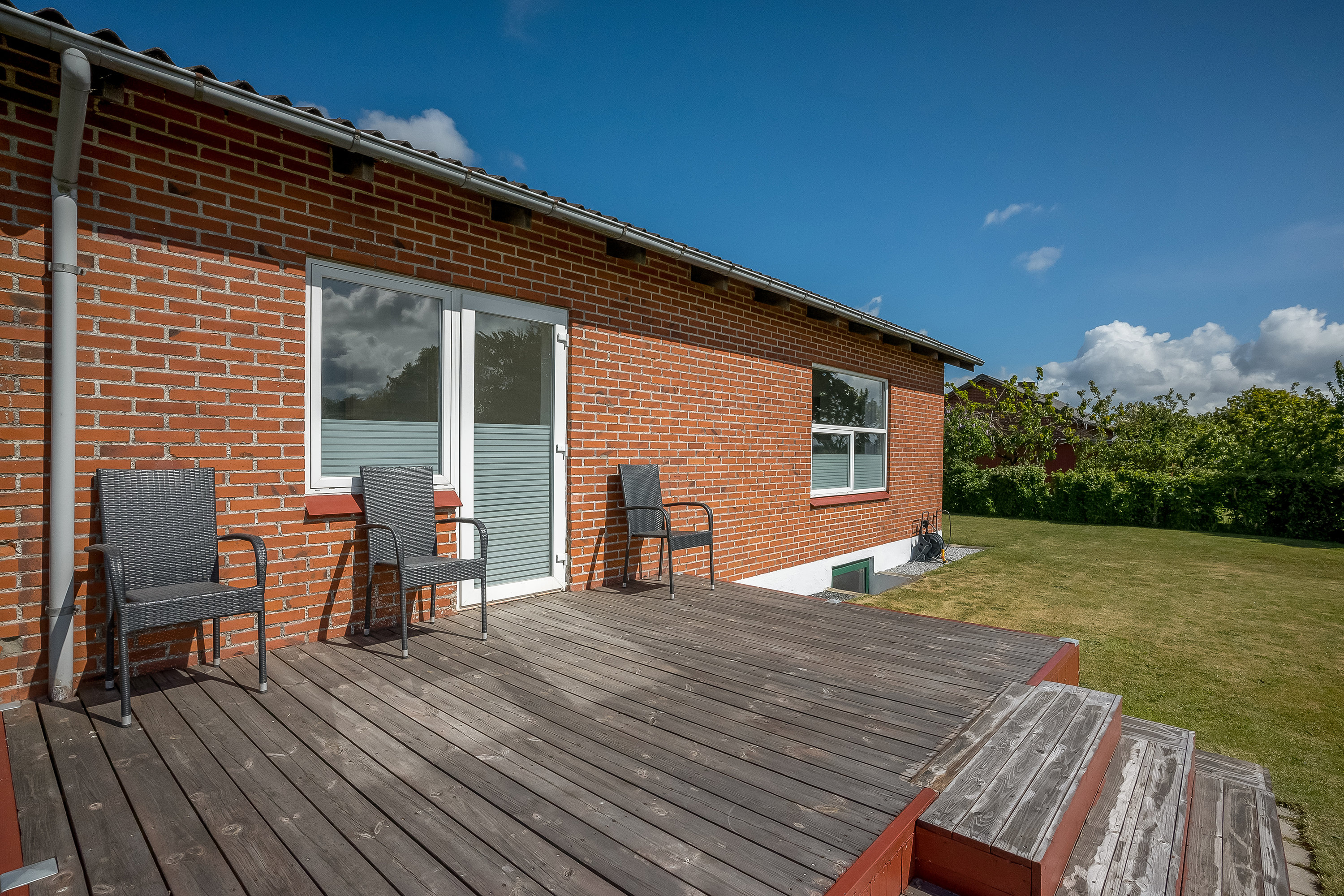 Fremhævet terrasse billede i fuldskærmstilstand. Billede af Ringgade 5, Lomborg, 7620 Lemvig