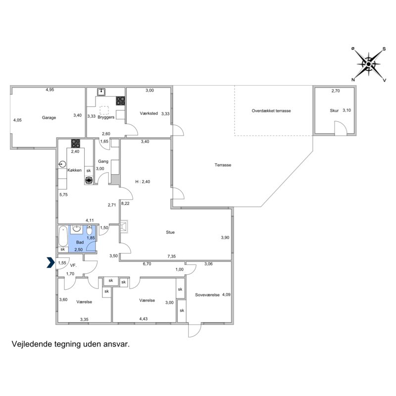 Plantegninger billede af Skolegade 24, 6650 Brørup
