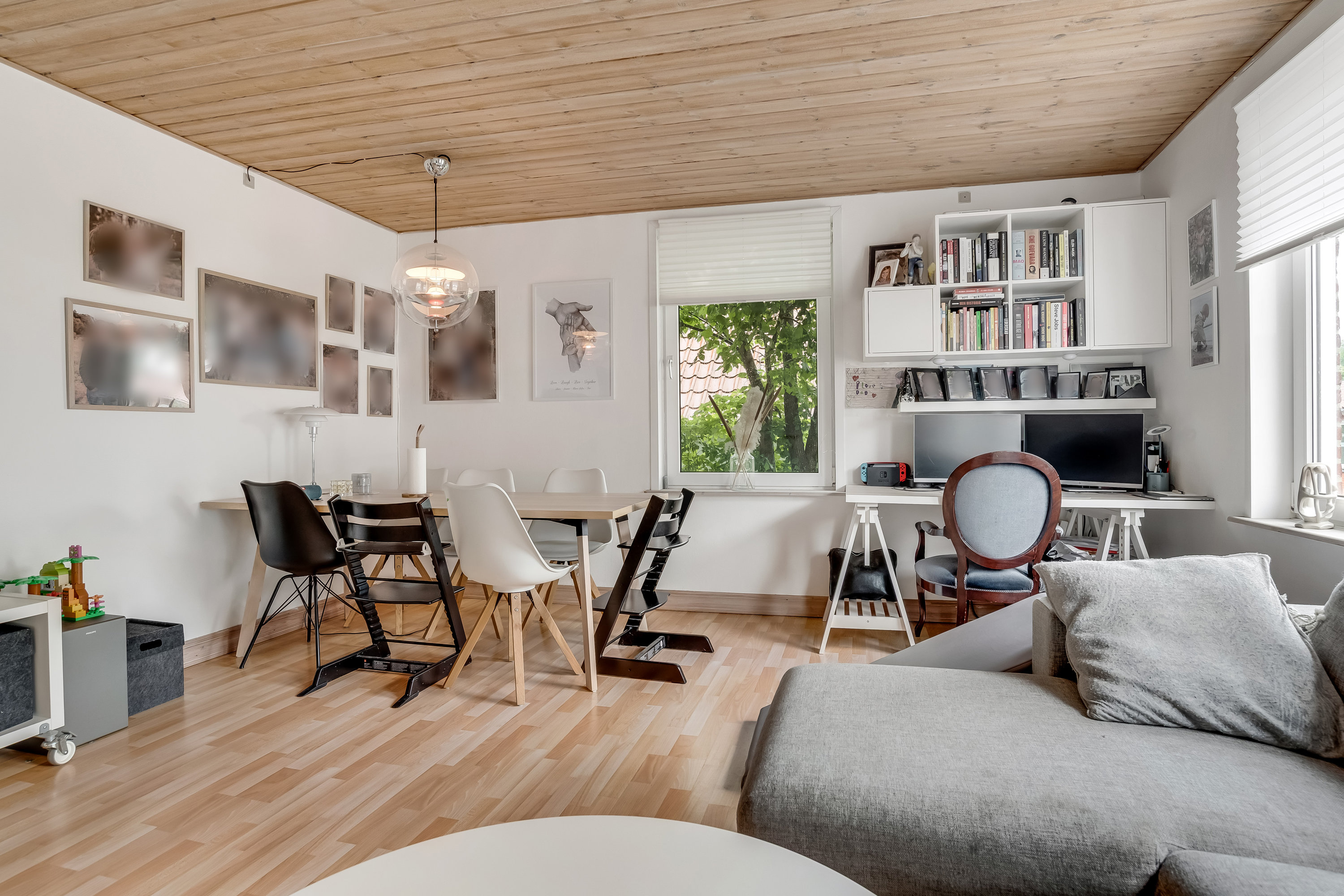 Fremhævet stue billede i fuldskærmstilstand. Billede af Elme Alle 1, 7500 Holstebro