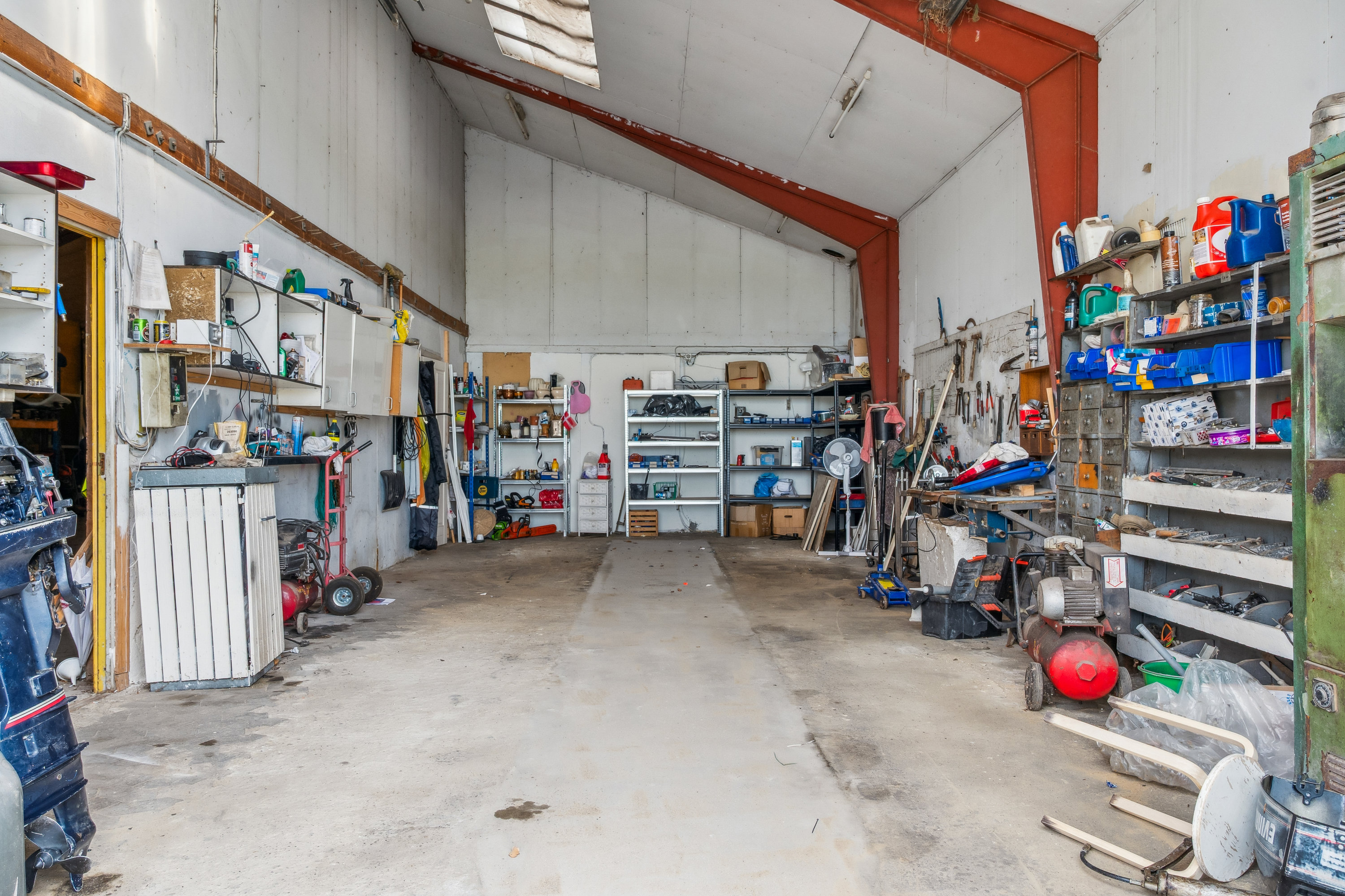 Fremhævet garage billede i fuldskærmstilstand. Billede af Gl Hannerupvej 3, Hørby, 9500 Hobro