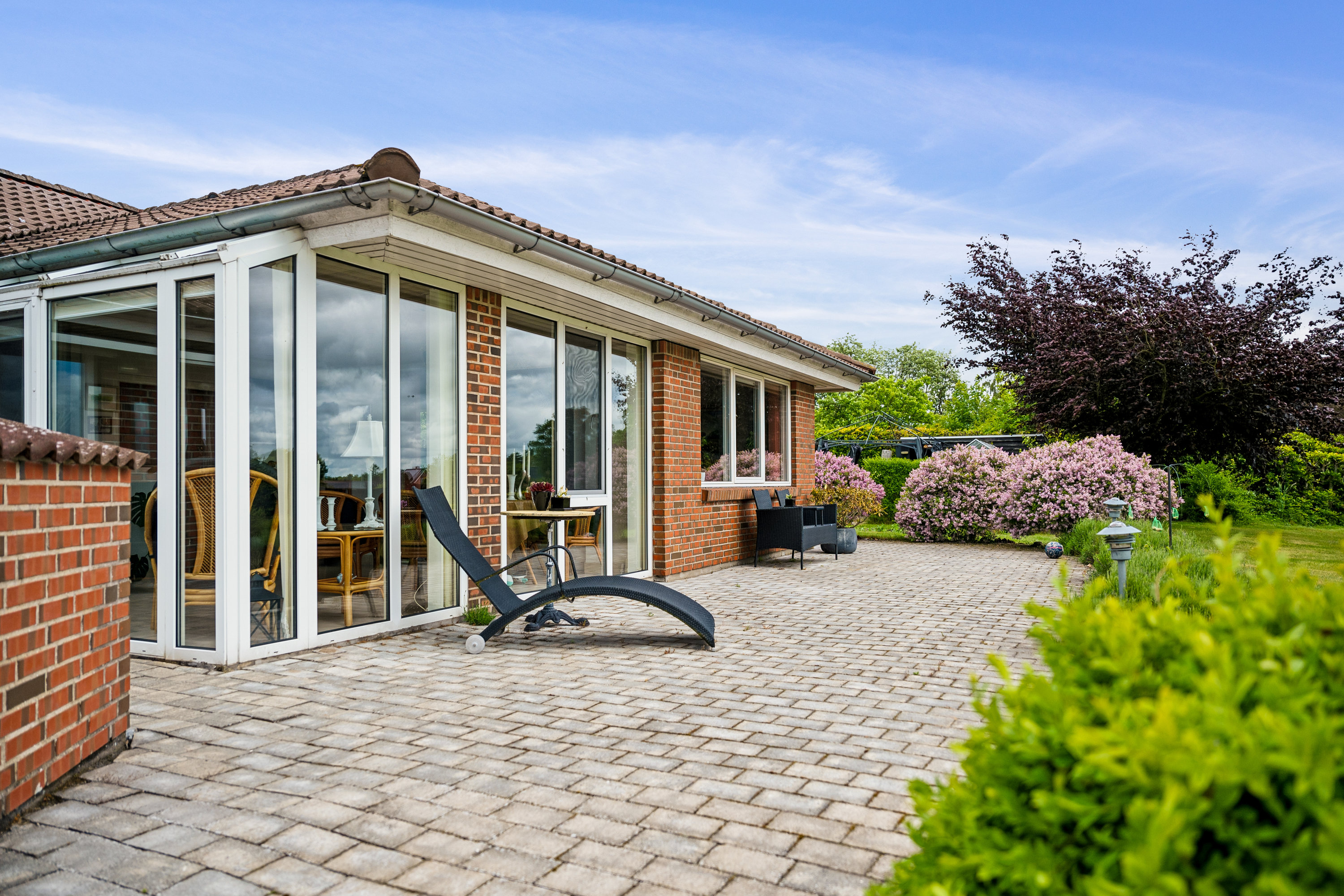 Fremhævet terrasse billede i fuldskærmstilstand. Billede af Gl Hannerupvej 3, Hørby, 9500 Hobro