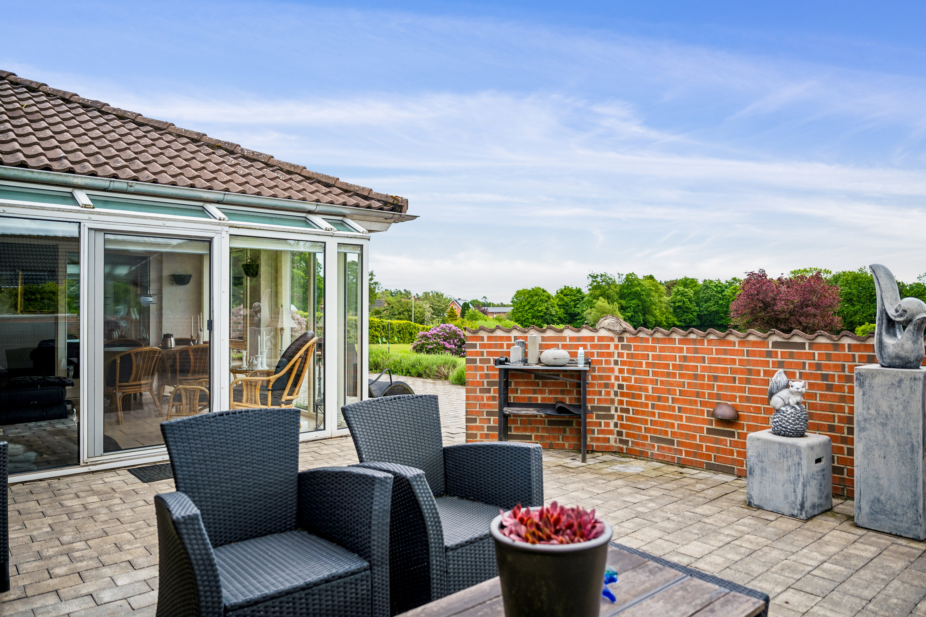 Fremhævet terrasse billede i fuldskærmstilstand. Billede af Gl Hannerupvej 3, Hørby, 9500 Hobro