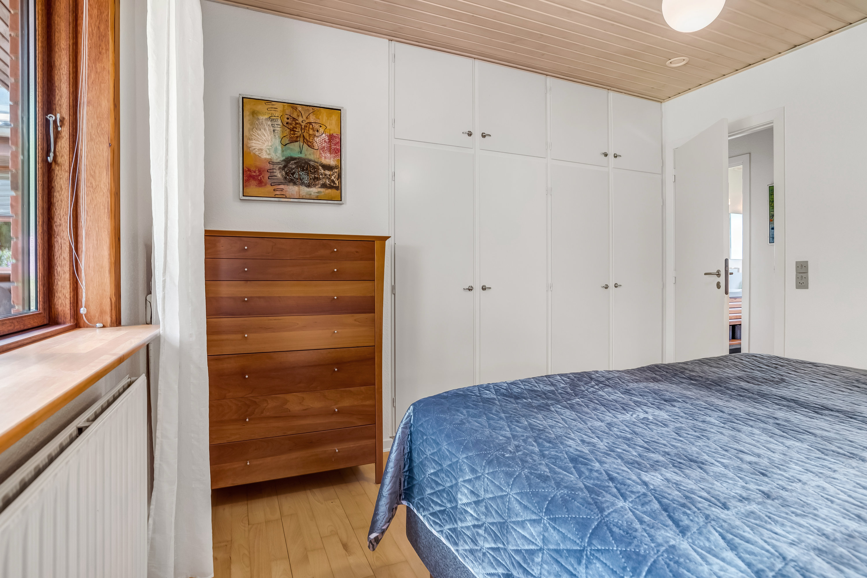 Fremhævet soveværelse billede i fuldskærmstilstand. Billede af Vølundsvej 113, 7500 Holstebro