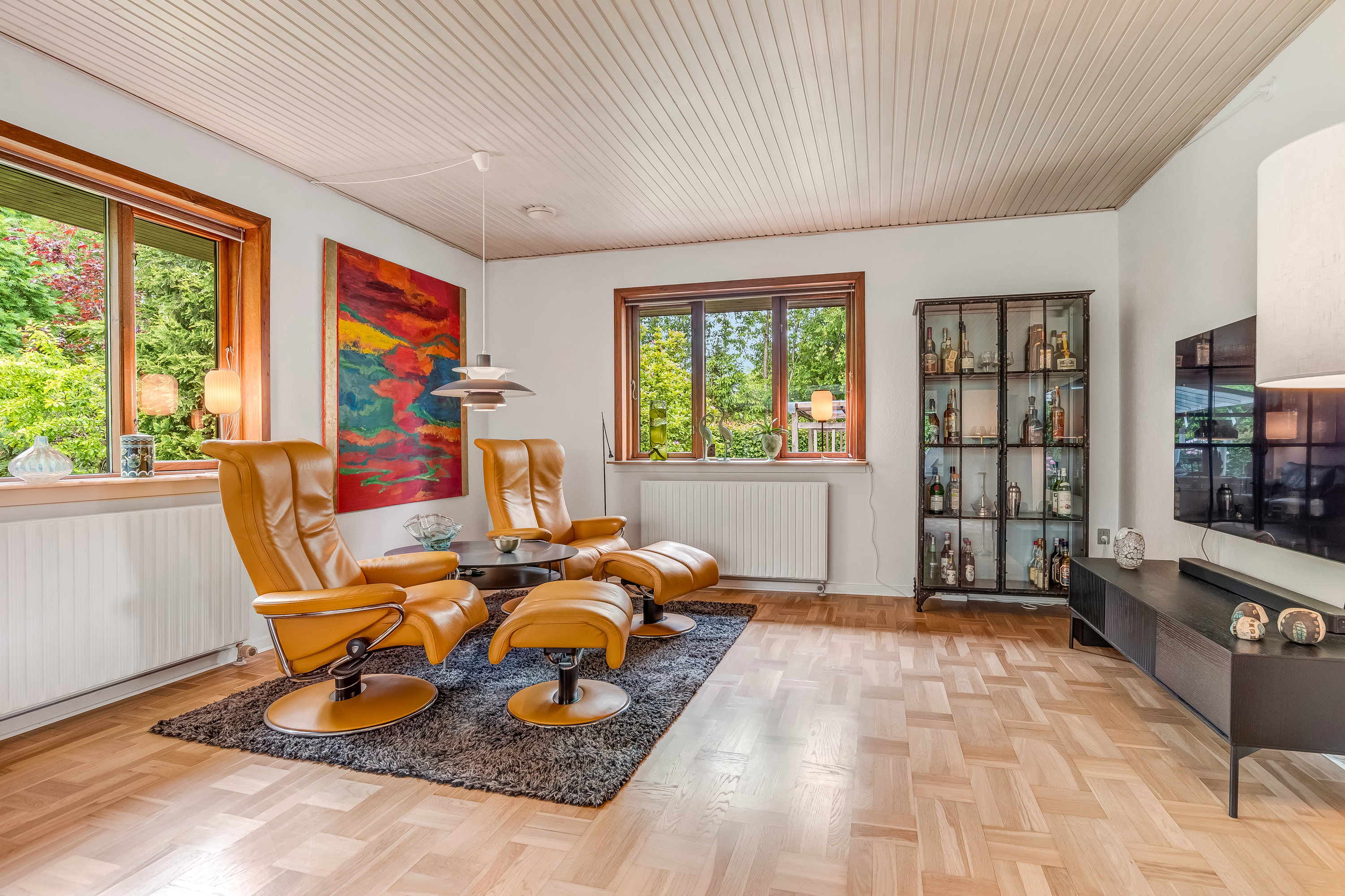 Miniaturebillede 2: stue. Billede af Vølundsvej 113, 7500 Holstebro