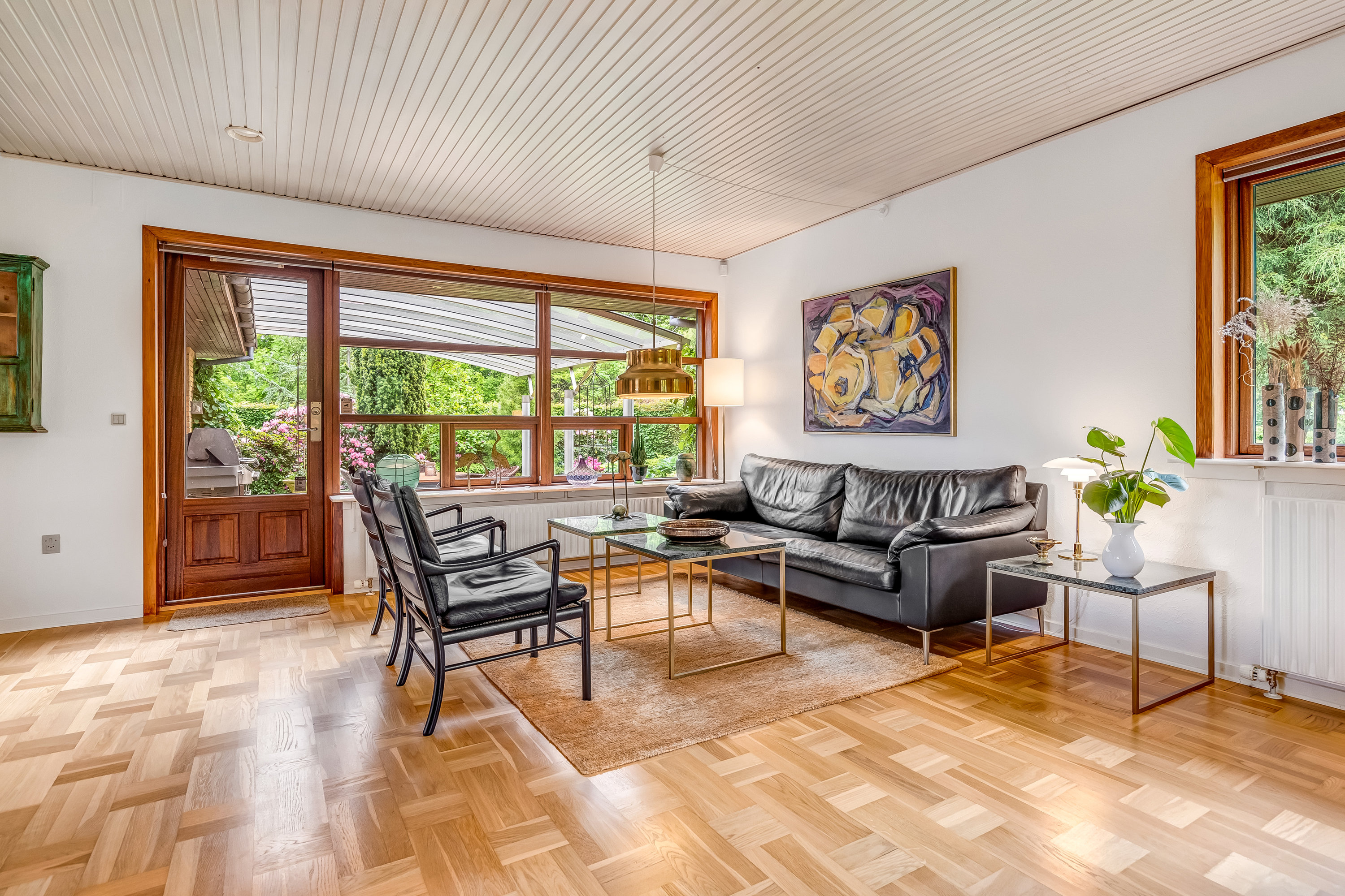 Fremhævet stue billede i fuldskærmstilstand. Billede af Vølundsvej 113, 7500 Holstebro