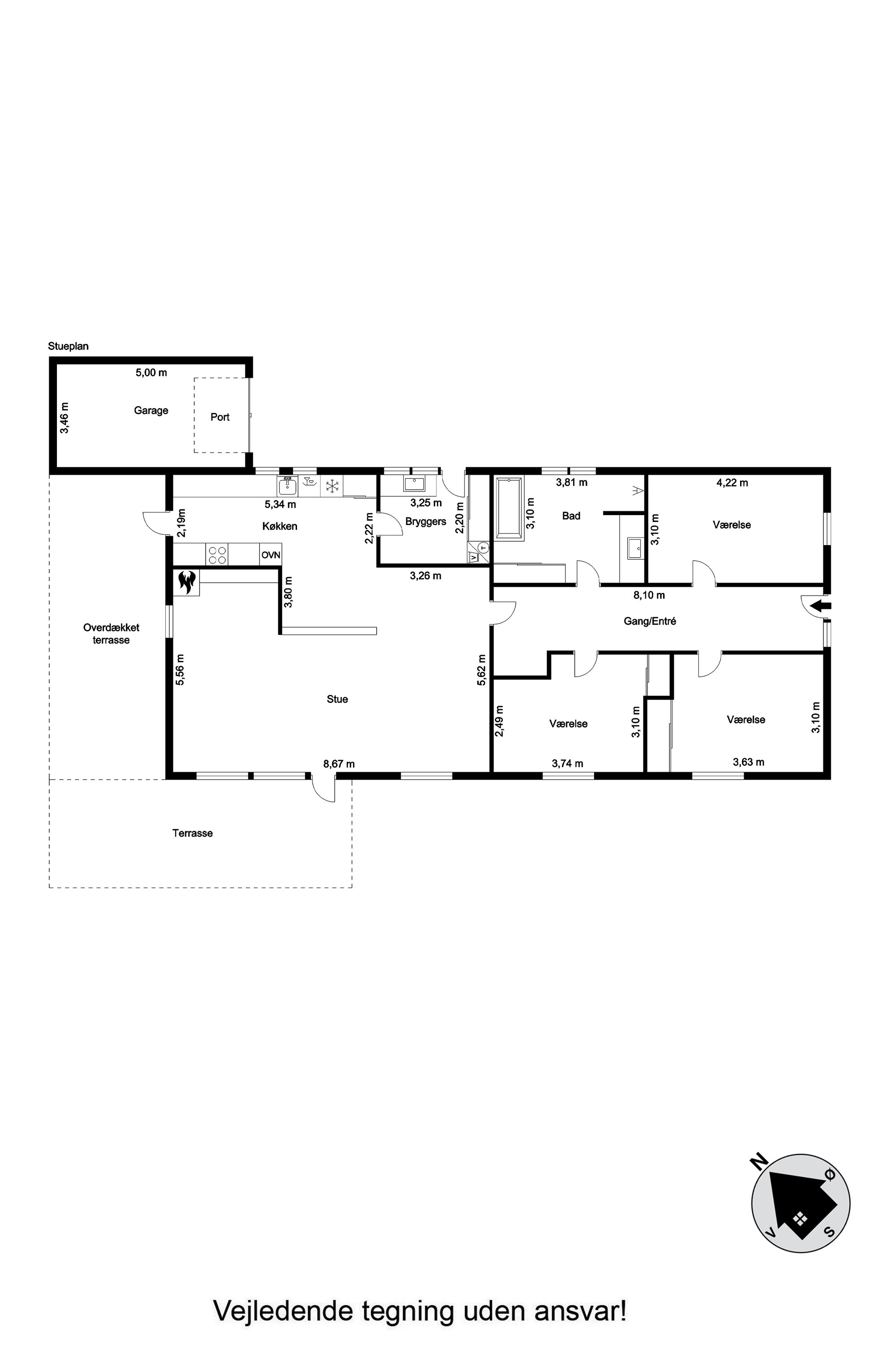 Plantegninger billede af Kingosvej 8, 9760 Vrå