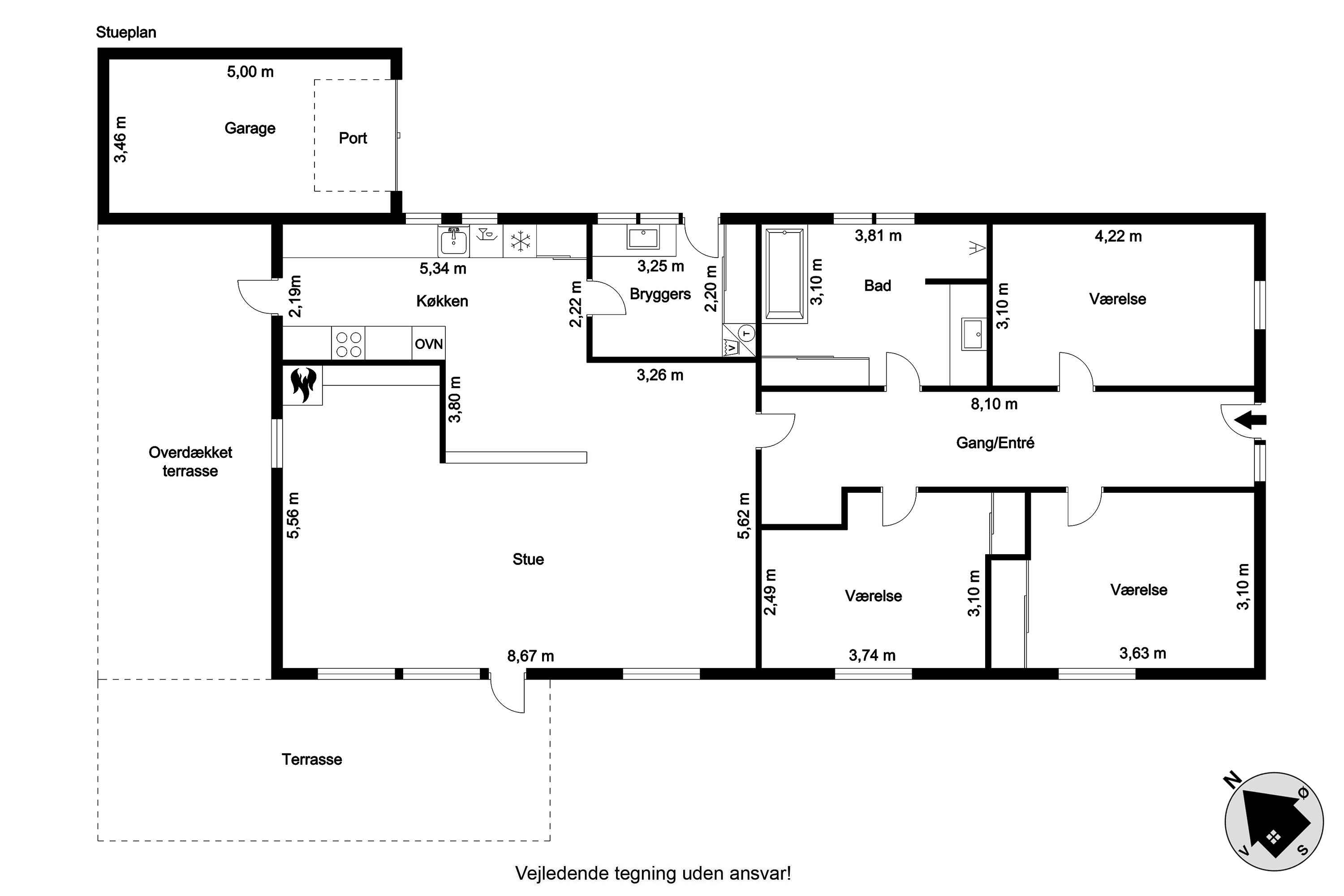Plantegninger billede af Kingosvej 8, 9760 Vrå