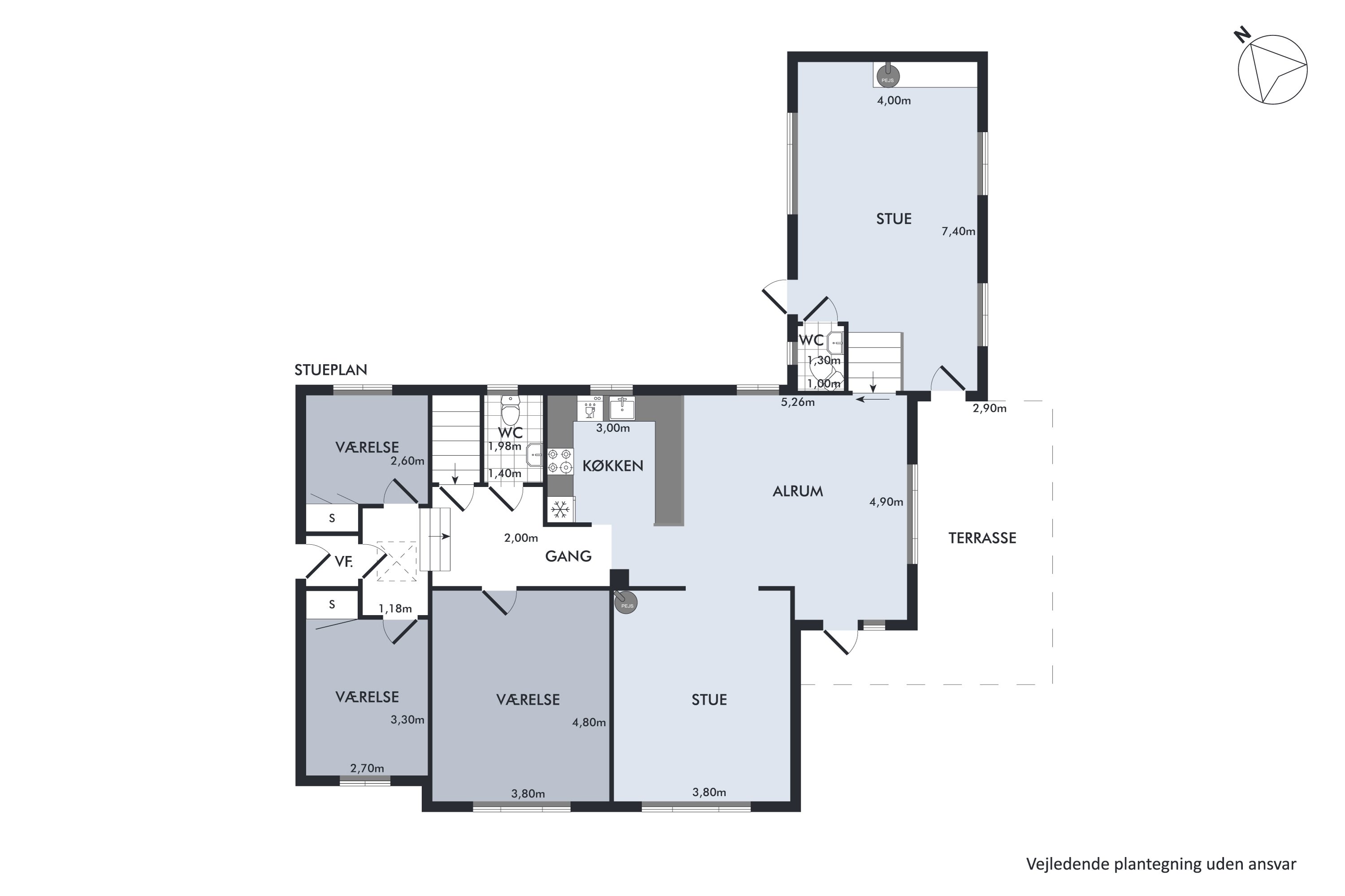 Plantegninger billede af Tordenskjoldsvej 39, 3000 Helsingør