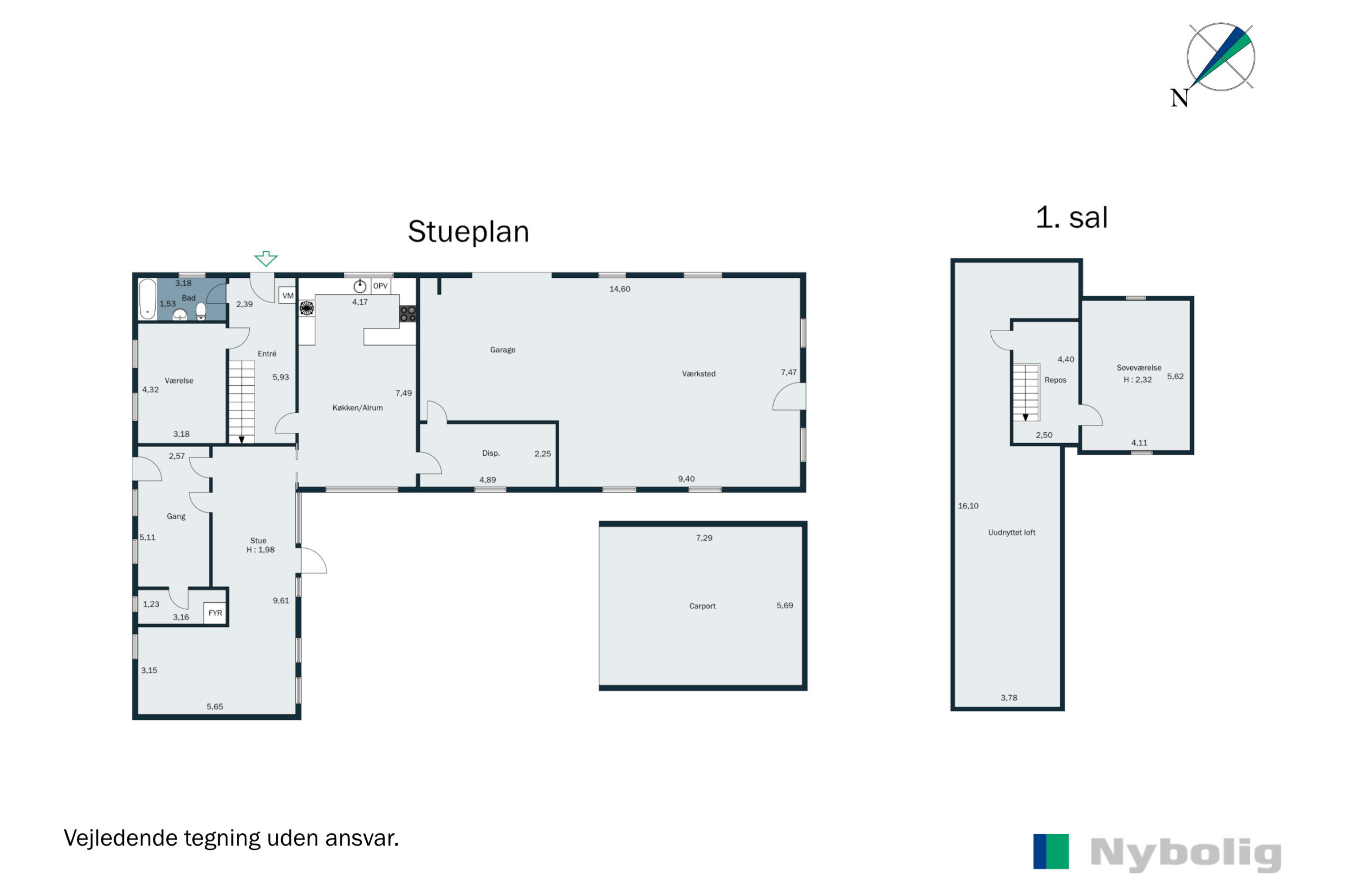 Plantegninger billede af Alrøvej 402, Alrø, 8300 Odder