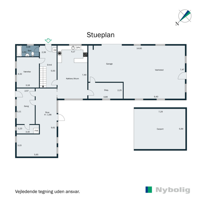 Plantegninger billede af Alrøvej 402, Alrø, 8300 Odder