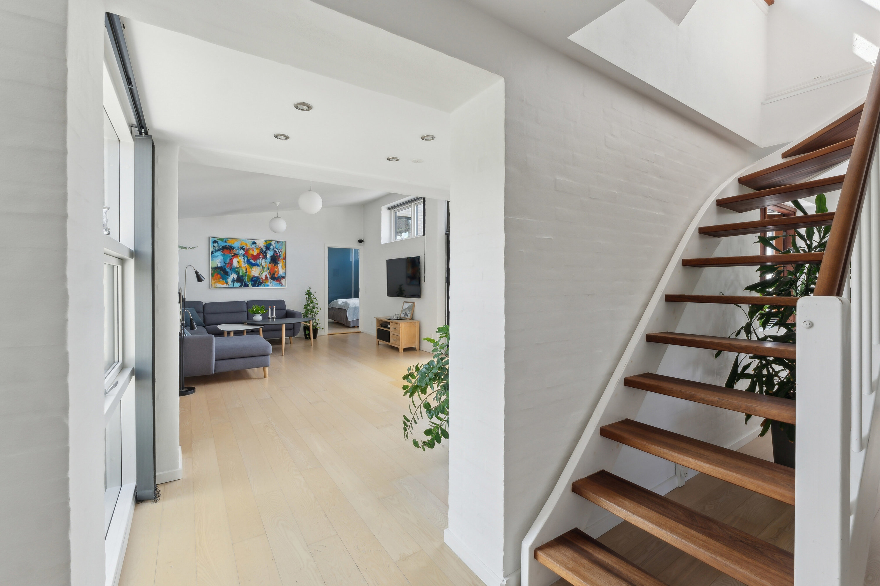 Fremhævet opgang billede i fuldskærmstilstand. Billede af Skjoldborgsvej 4, 9800 Hjørring