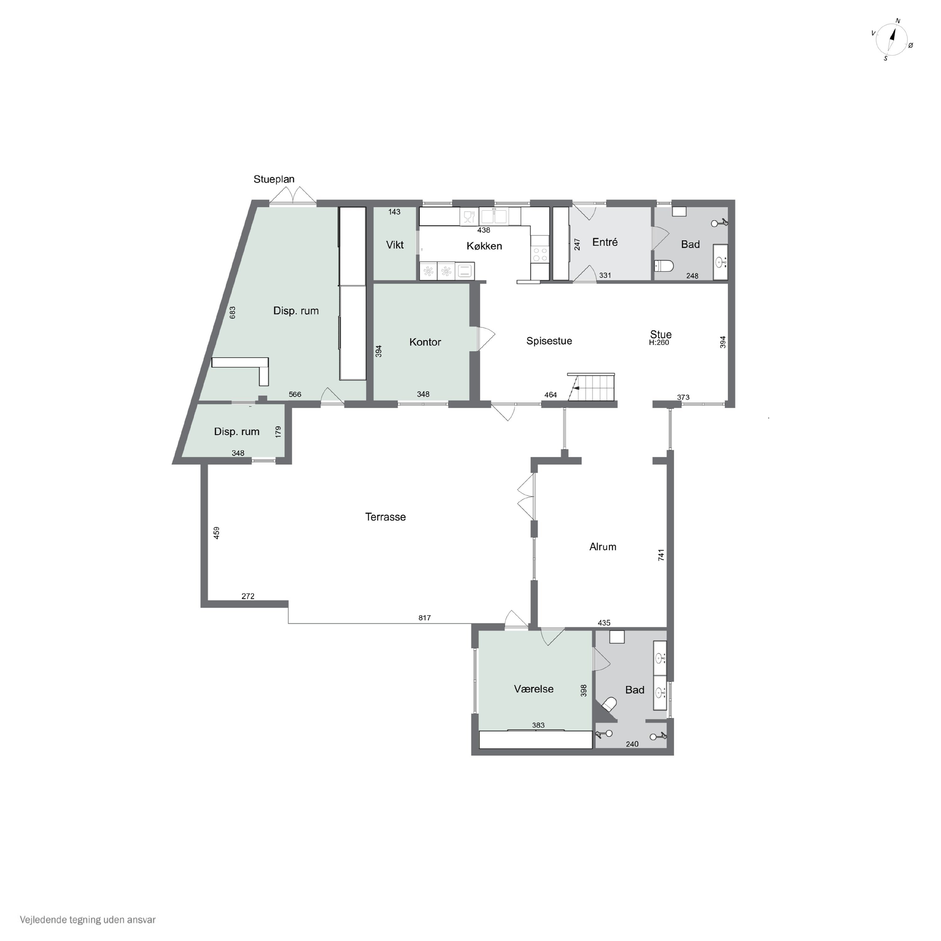 Plantegninger billede af Skjoldborgsvej 4, 9800 Hjørring