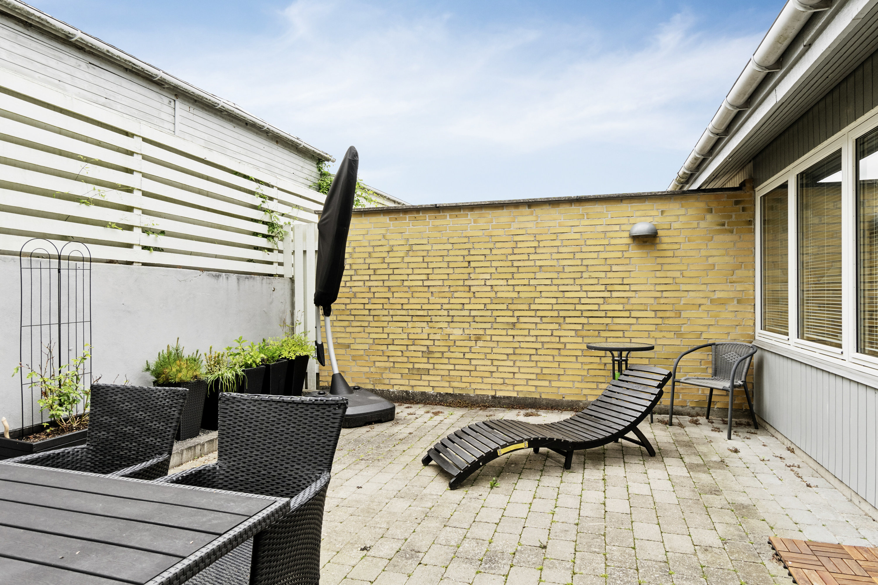 Fremhævet terrasse billede i fuldskærmstilstand. Billede af Rødkælkevej 11C, Allerup, 4300 Holbæk