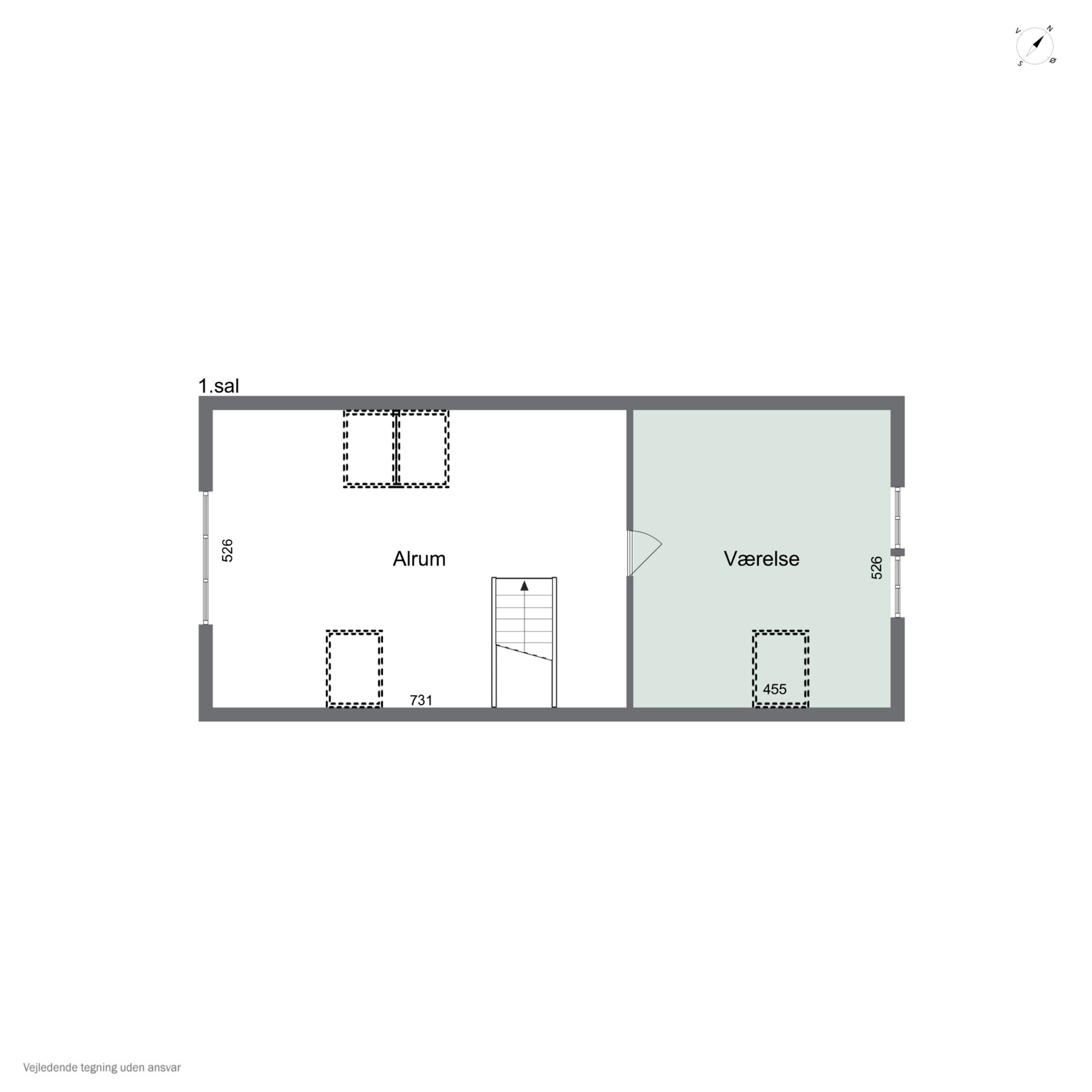 Plantegninger billede af Møllebakken 23, 4581 Rørvig