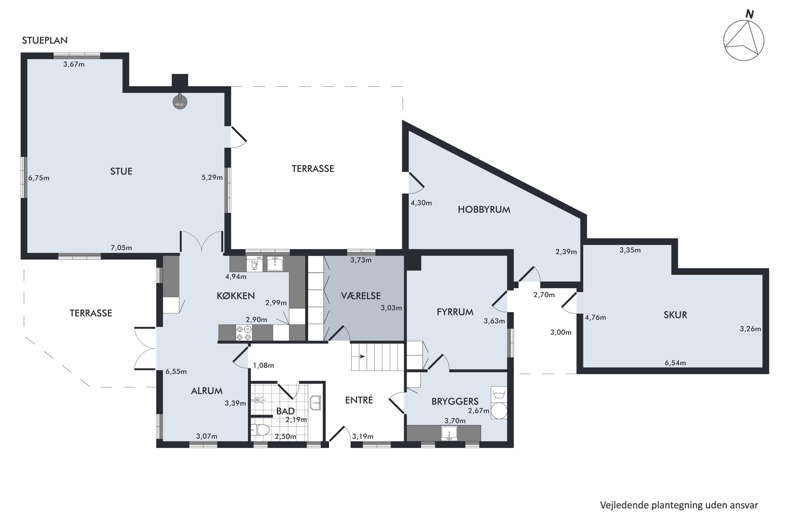 Plantegninger billede af Langtoften 16, Solbjerg, 7950 Erslev