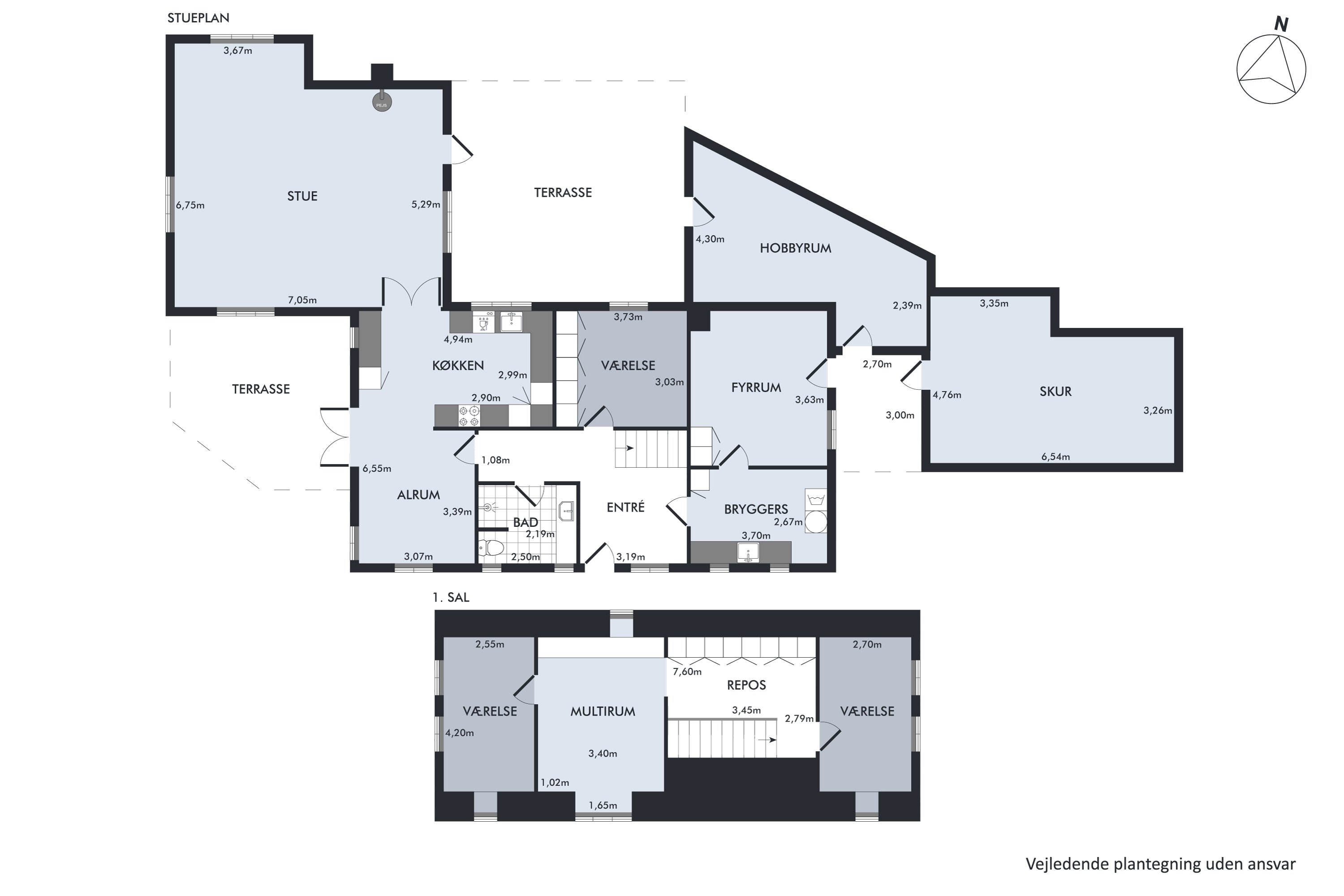 Plantegninger billede af Langtoften 16, Solbjerg, 7950 Erslev