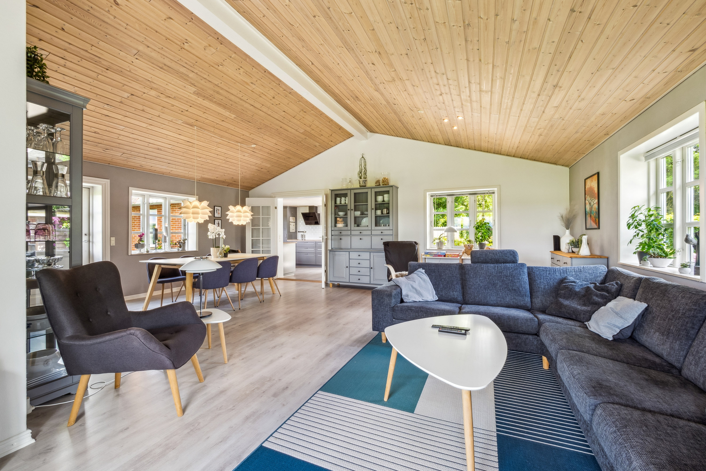 Fremhævet stue billede i fuldskærmstilstand. Billede af Langtoften 16, Solbjerg, 7950 Erslev