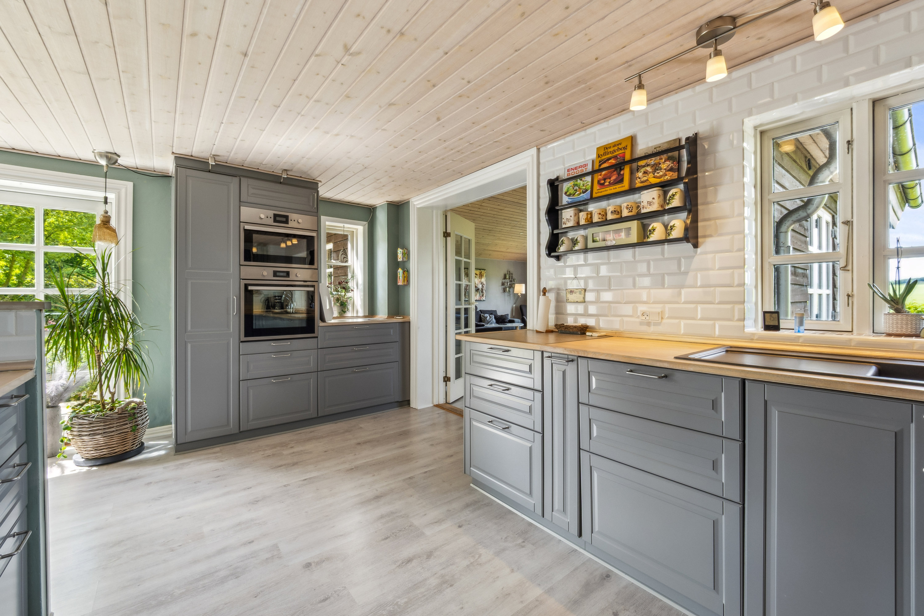 Fremhævet køkken billede i fuldskærmstilstand. Billede af Langtoften 16, Solbjerg, 7950 Erslev