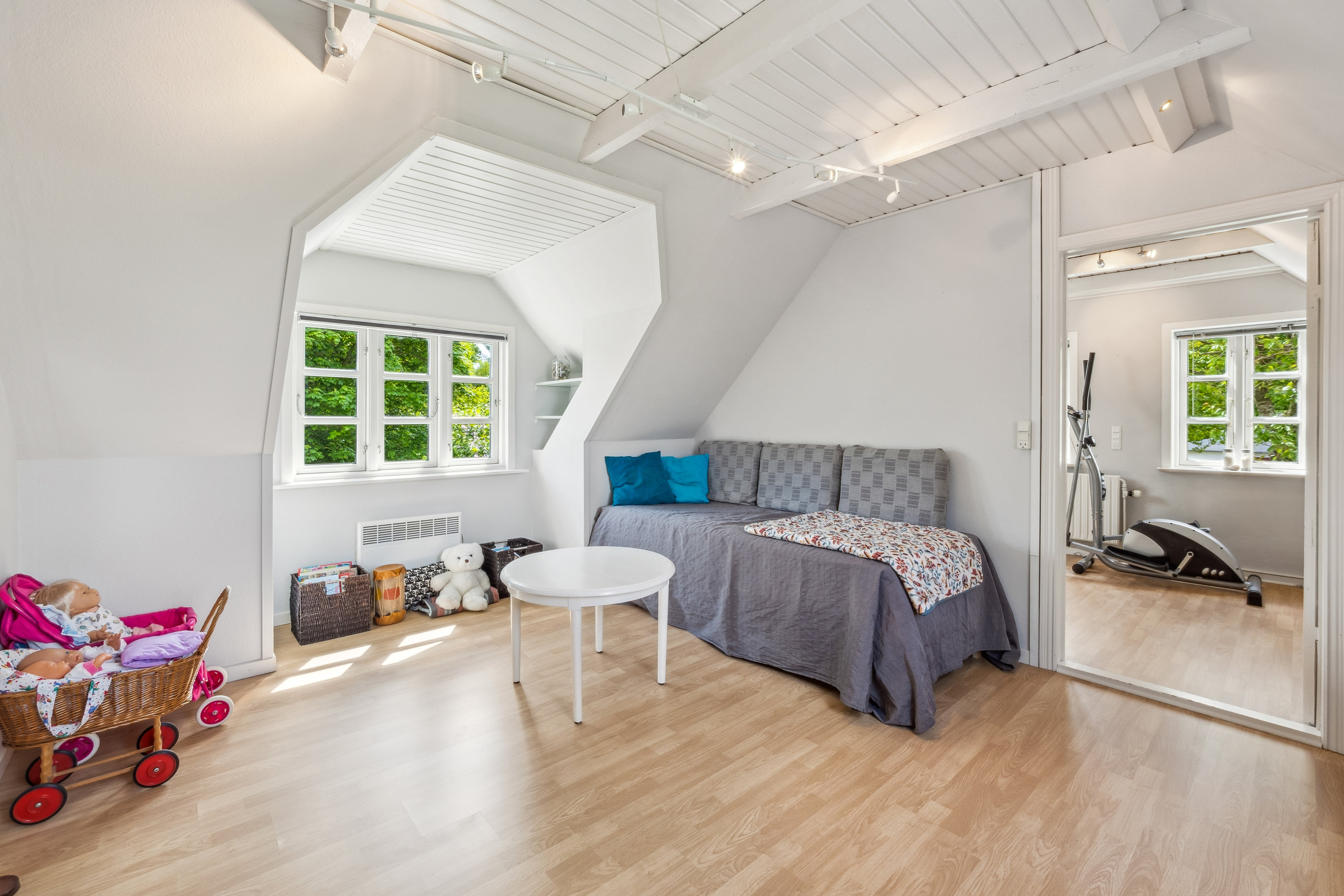 Fremhævet stue billede i fuldskærmstilstand. Billede af Langtoften 16, Solbjerg, 7950 Erslev