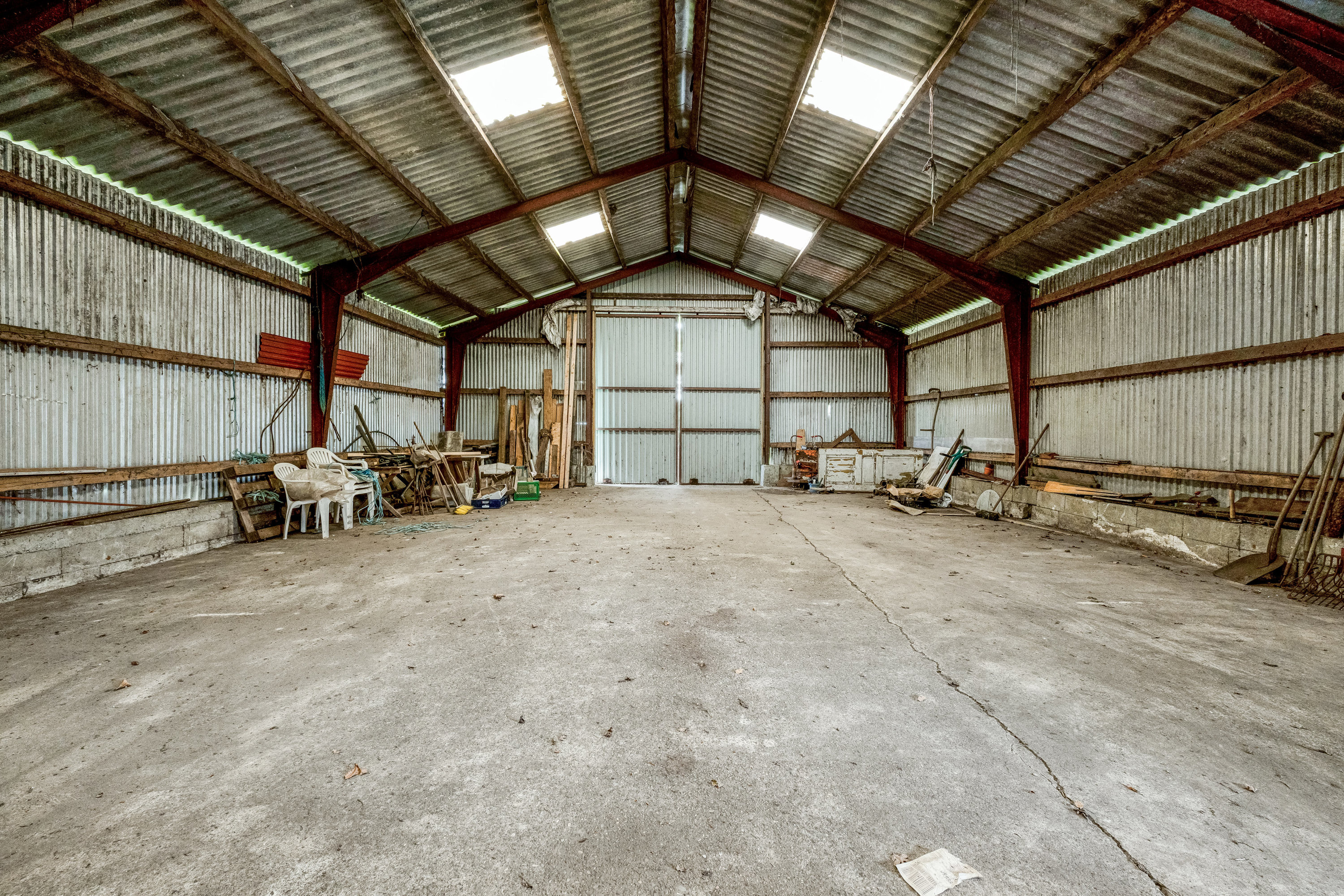 Fremhævet maskinhal billede i fuldskærmstilstand. Billede af Strellevvej 9, Lyne, 6880 Tarm