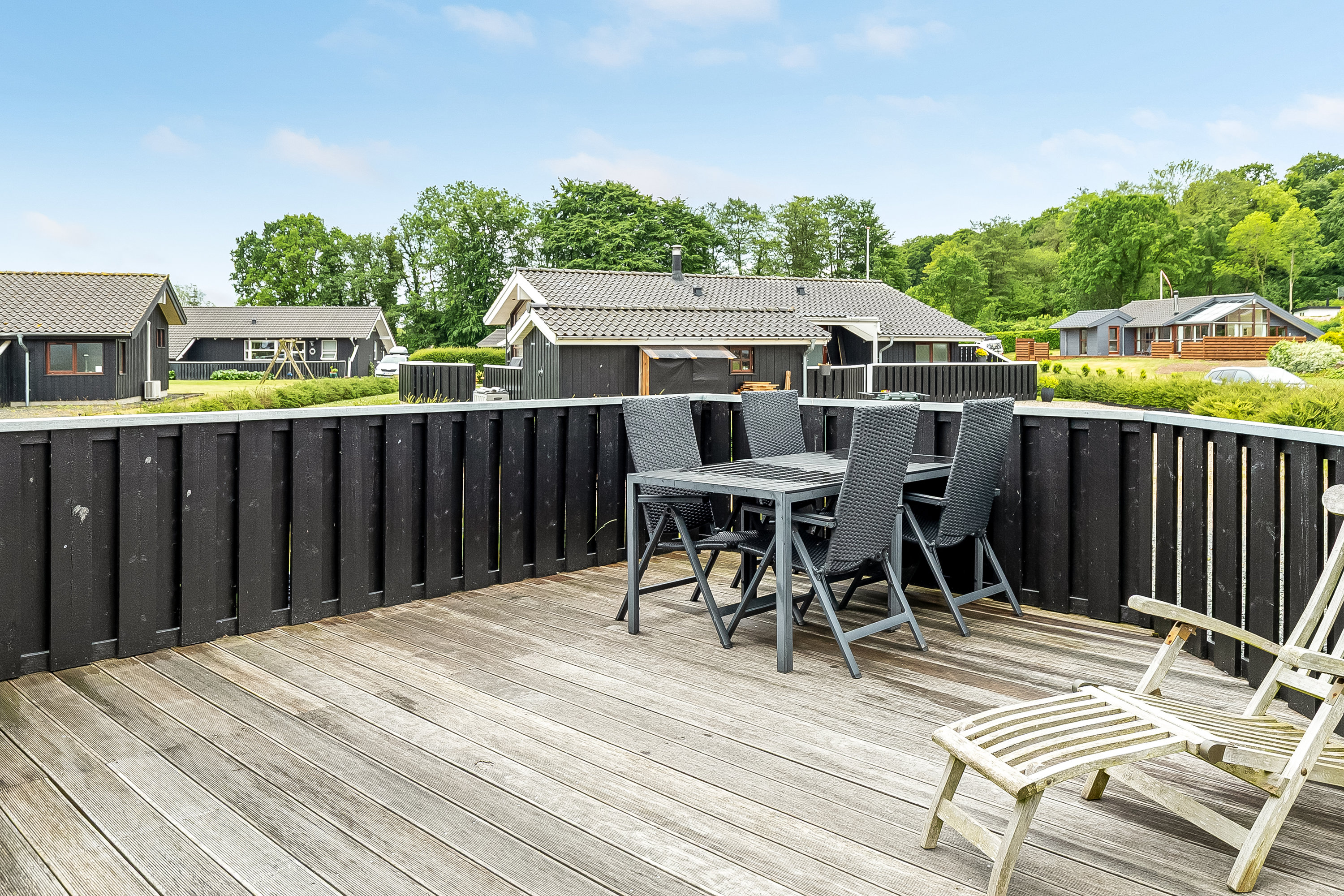 Fremhævet terrasse billede i fuldskærmstilstand. Billede af Rugmarken 30, Grønninghoved, 6093 Sjølund