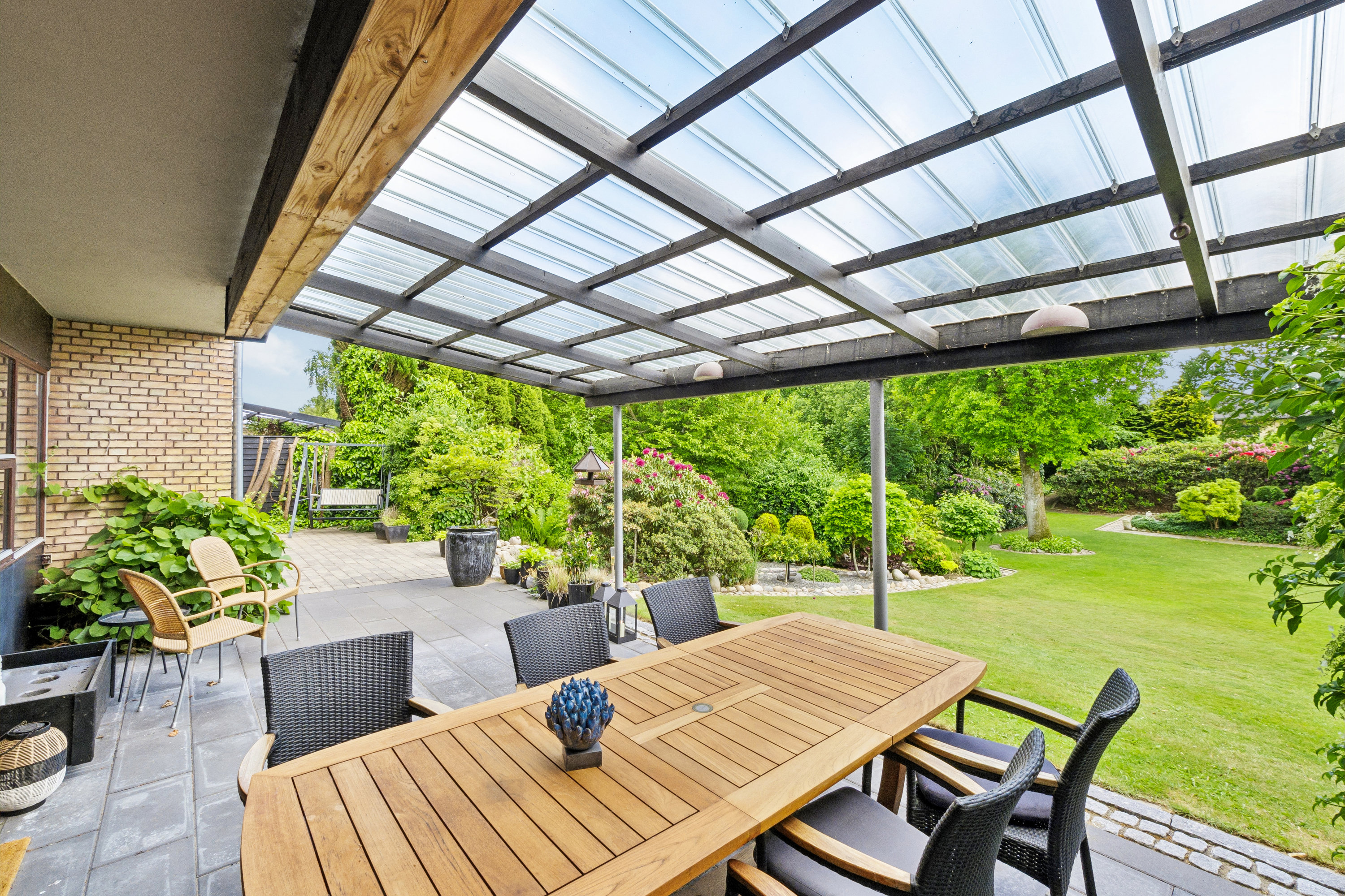 Fremhævet terrasse billede i fuldskærmstilstand. Billede af Fasanvej 14, 7900 Nykøbing M