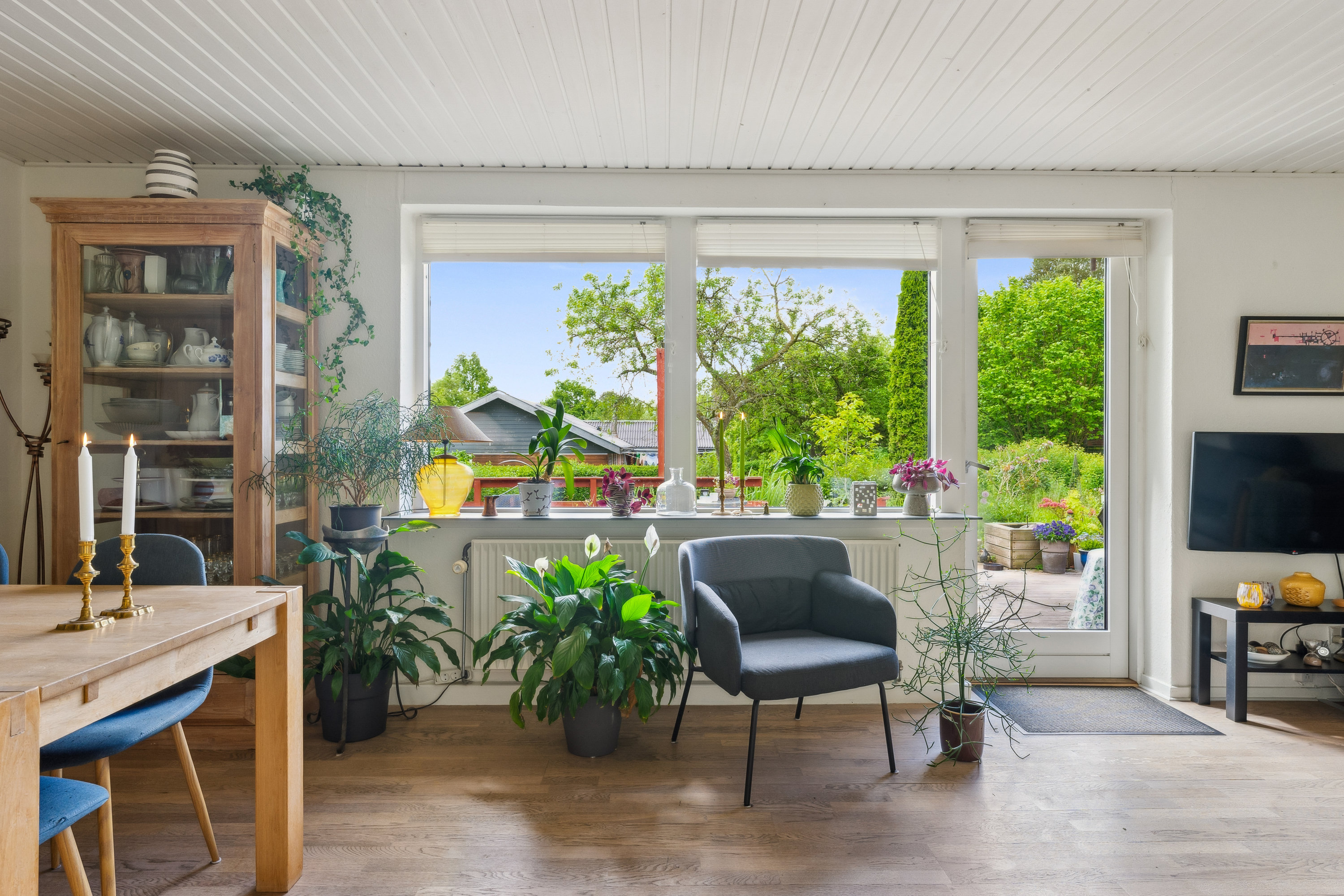 Fremhævet stue billede i fuldskærmstilstand. Billede af Dalsvinget 13, Ø Tørslev, 8983 Gjerlev J