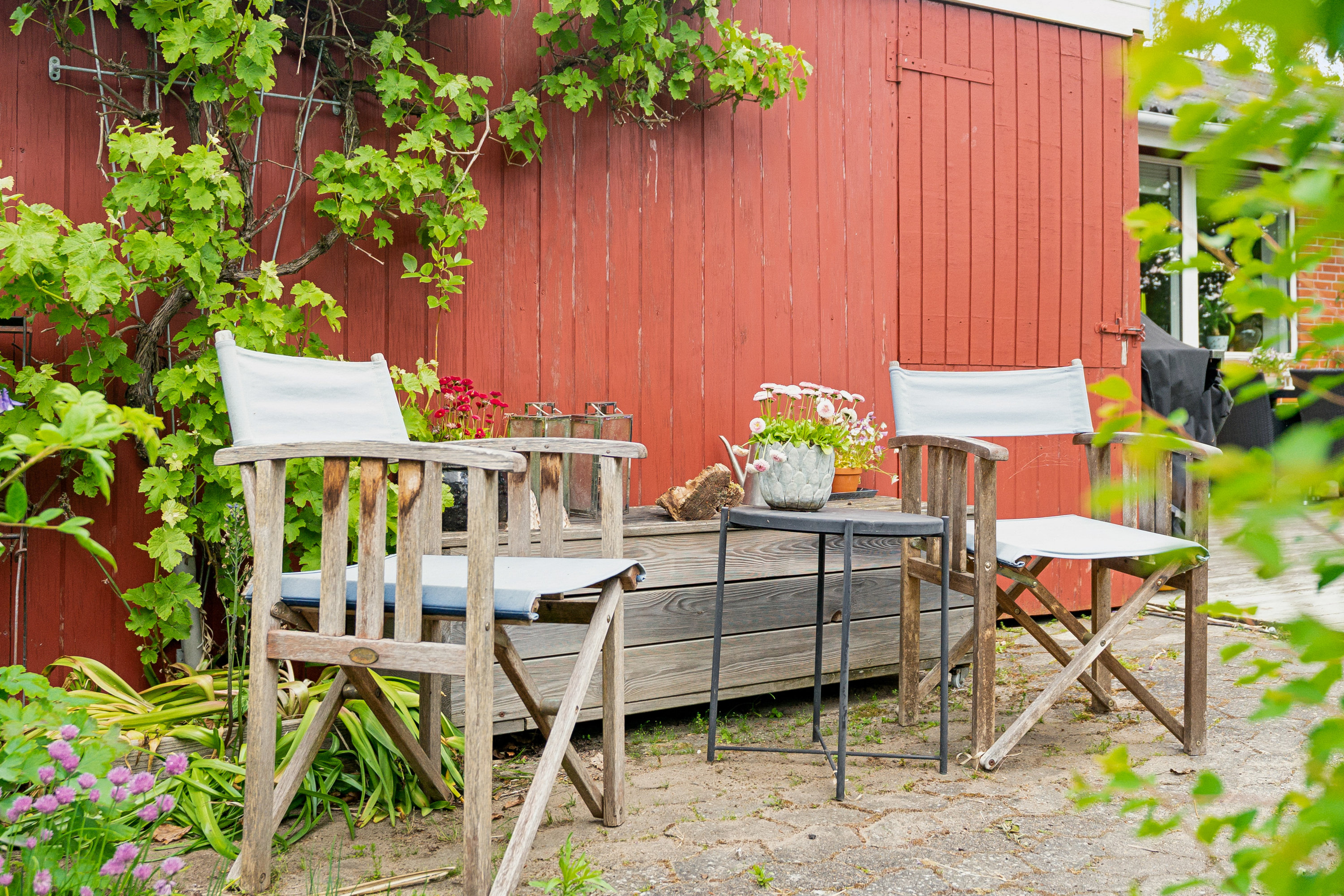 Fremhævet terrasse billede i fuldskærmstilstand. Billede af Dalsvinget 13, Ø Tørslev, 8983 Gjerlev J